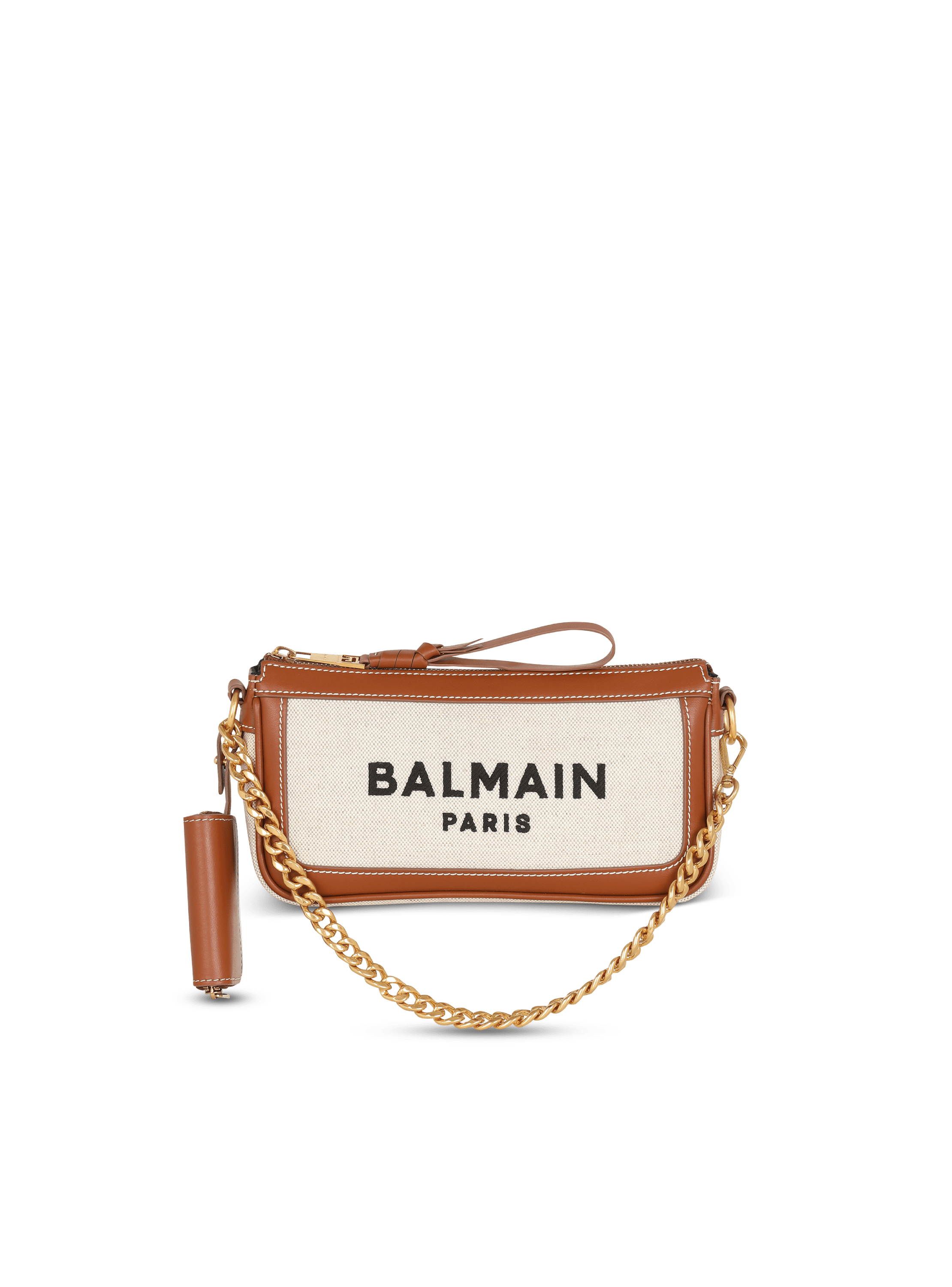 Balmain - Authenticated Clutch Bag - Synthetic Multicolour for Women, Very Good Condition