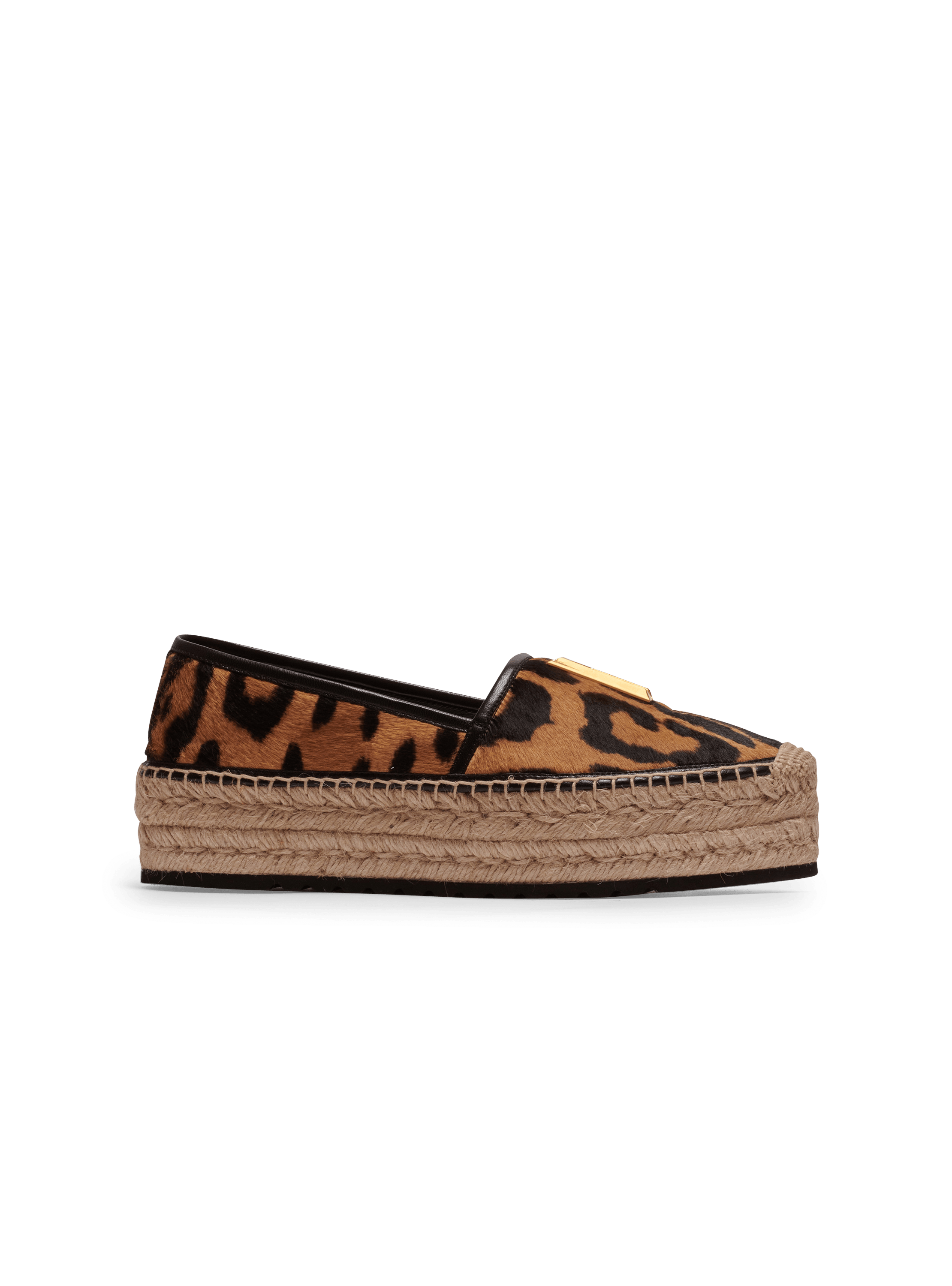 Alex espadrilles in leopard-print leather