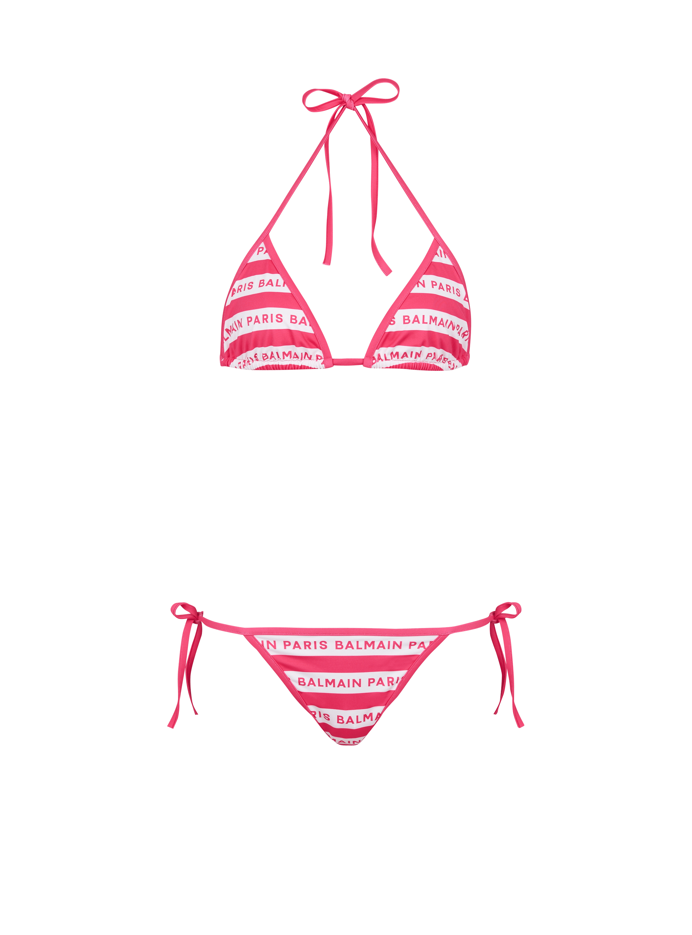 Balmain Paris triangle bikini