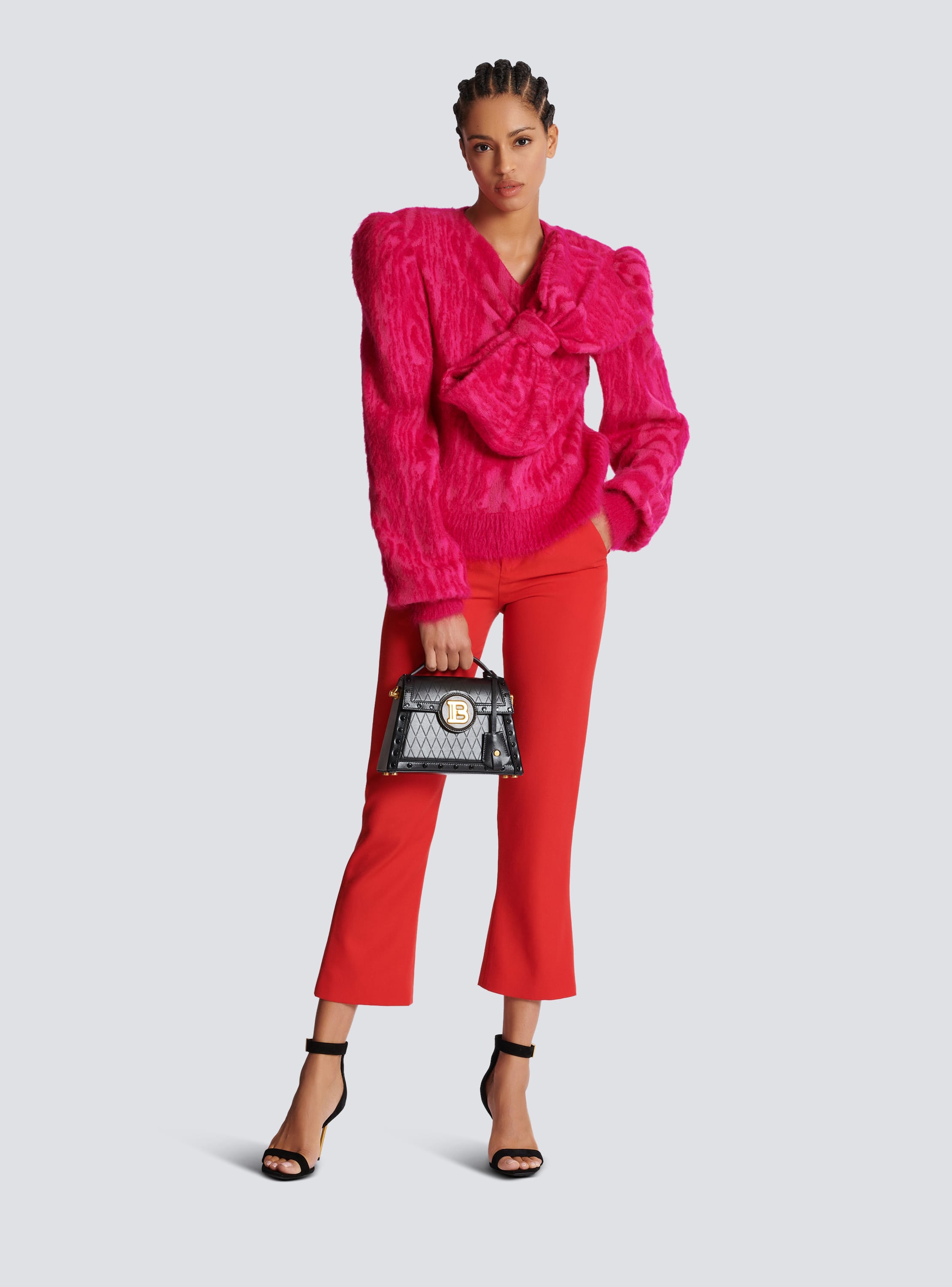 Maglia balmain rosa new arrivals