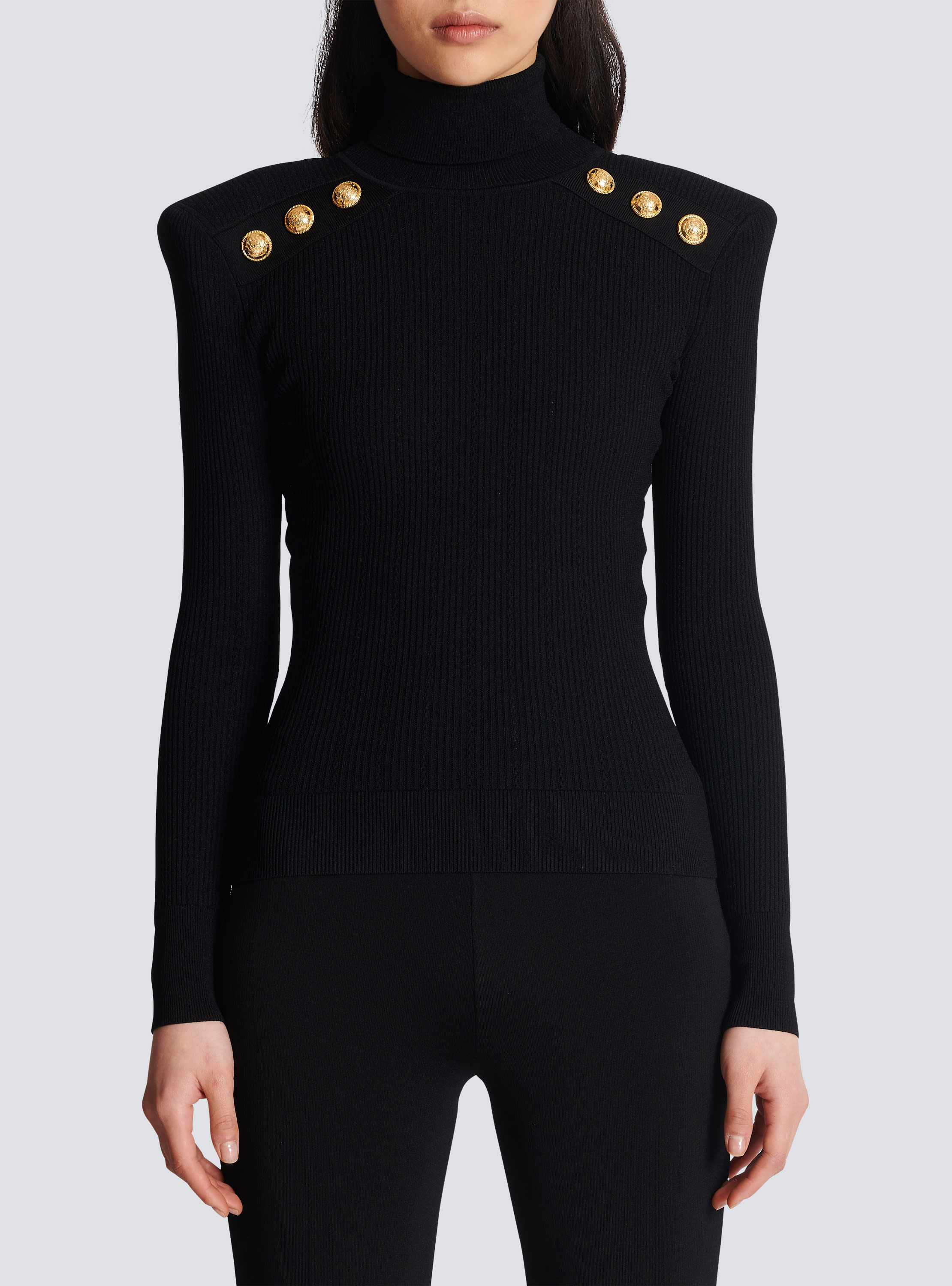 Balmain turtleneck sweater best sale