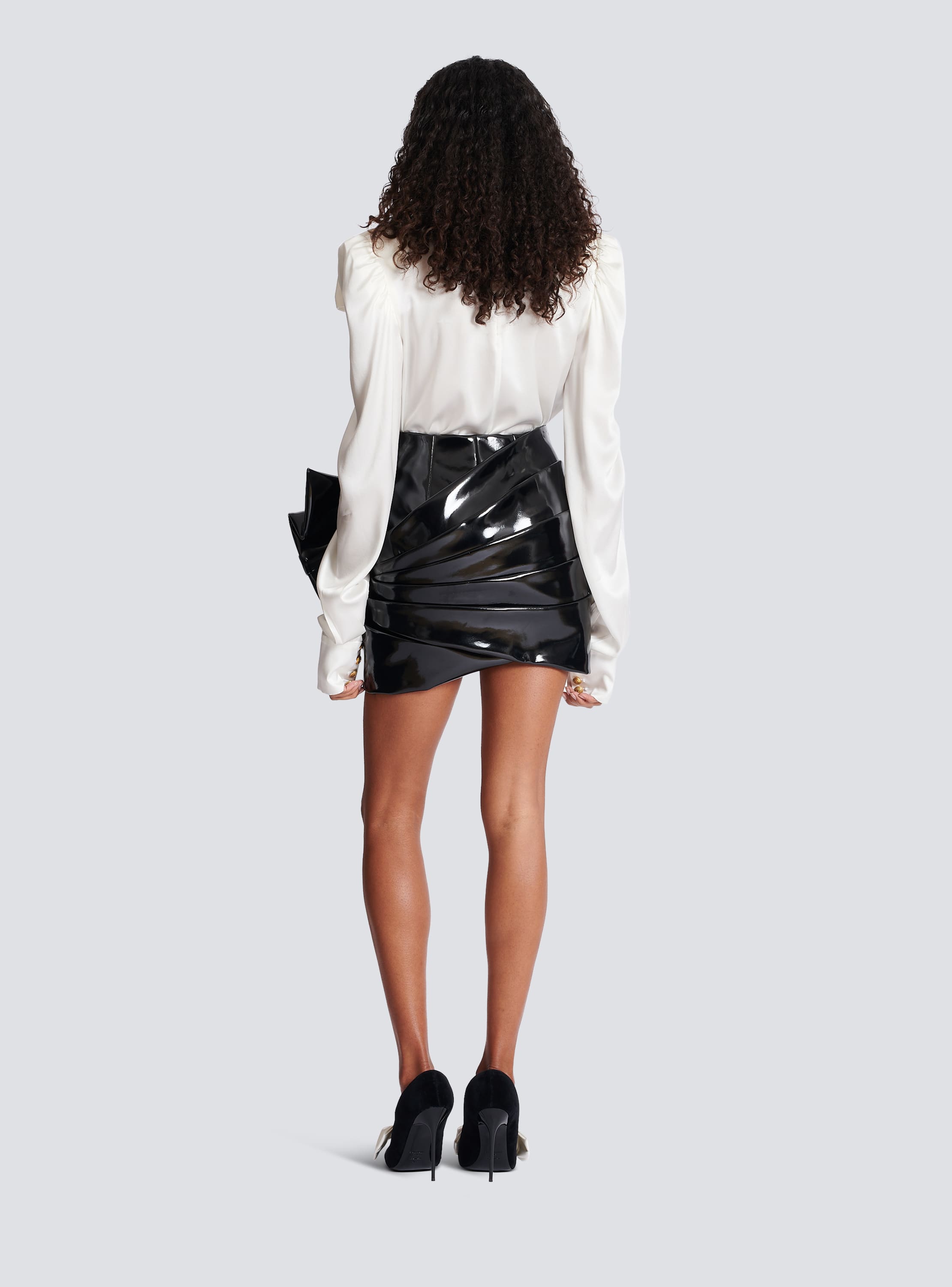 Vinyl hotsell skirt topshop