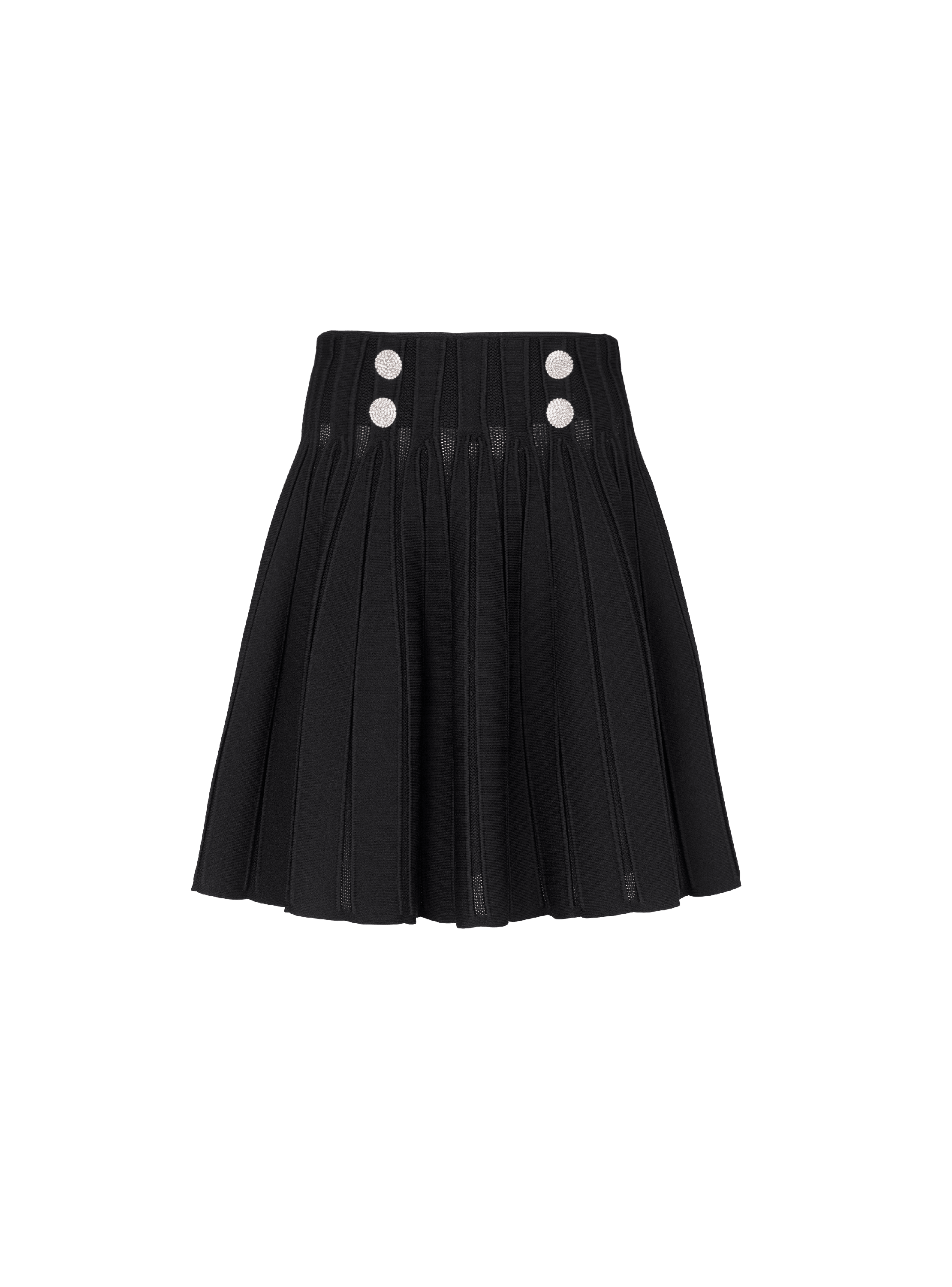 Women's black pleated outlet school skirt