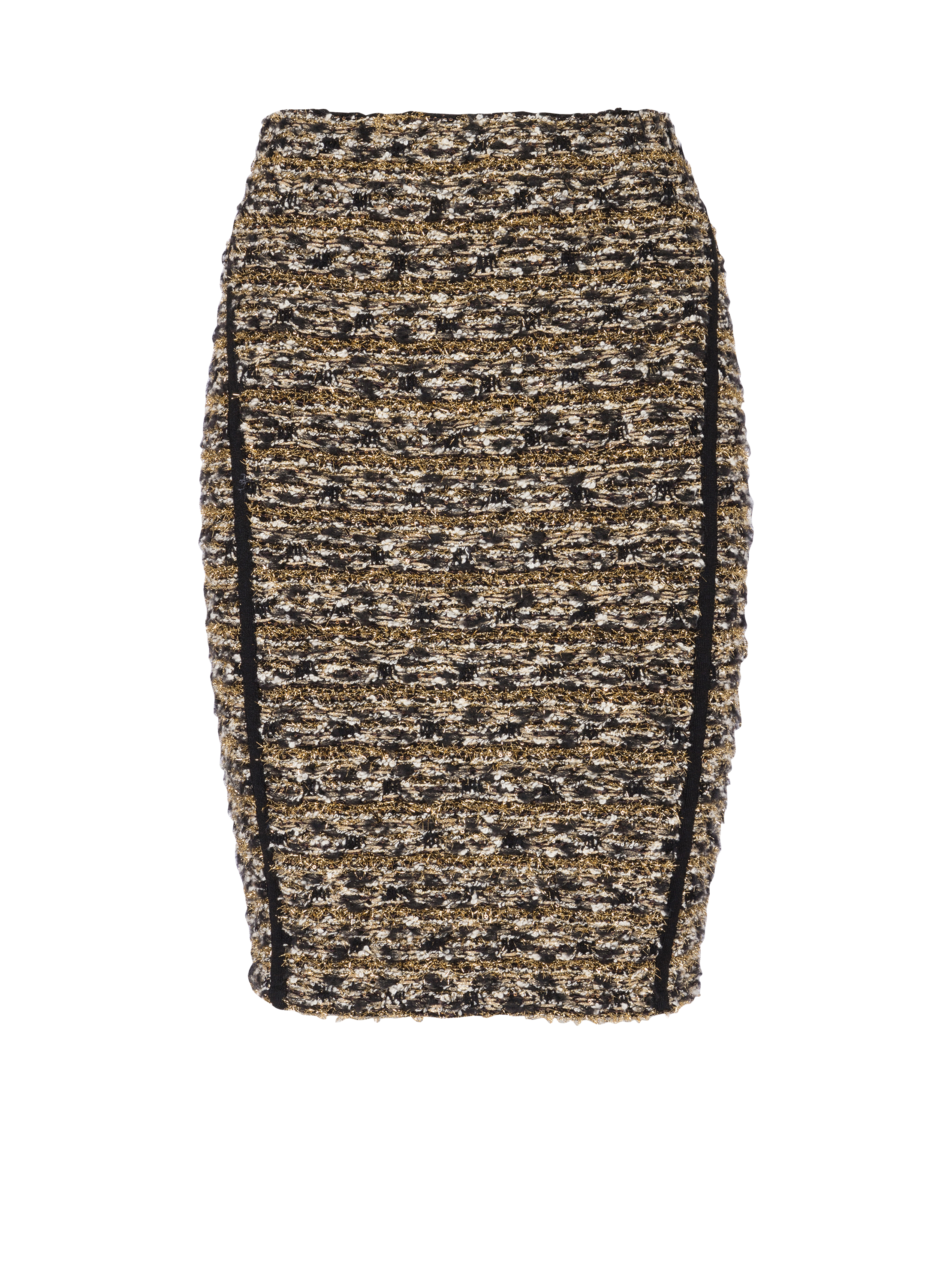 Lurex tweed skirt