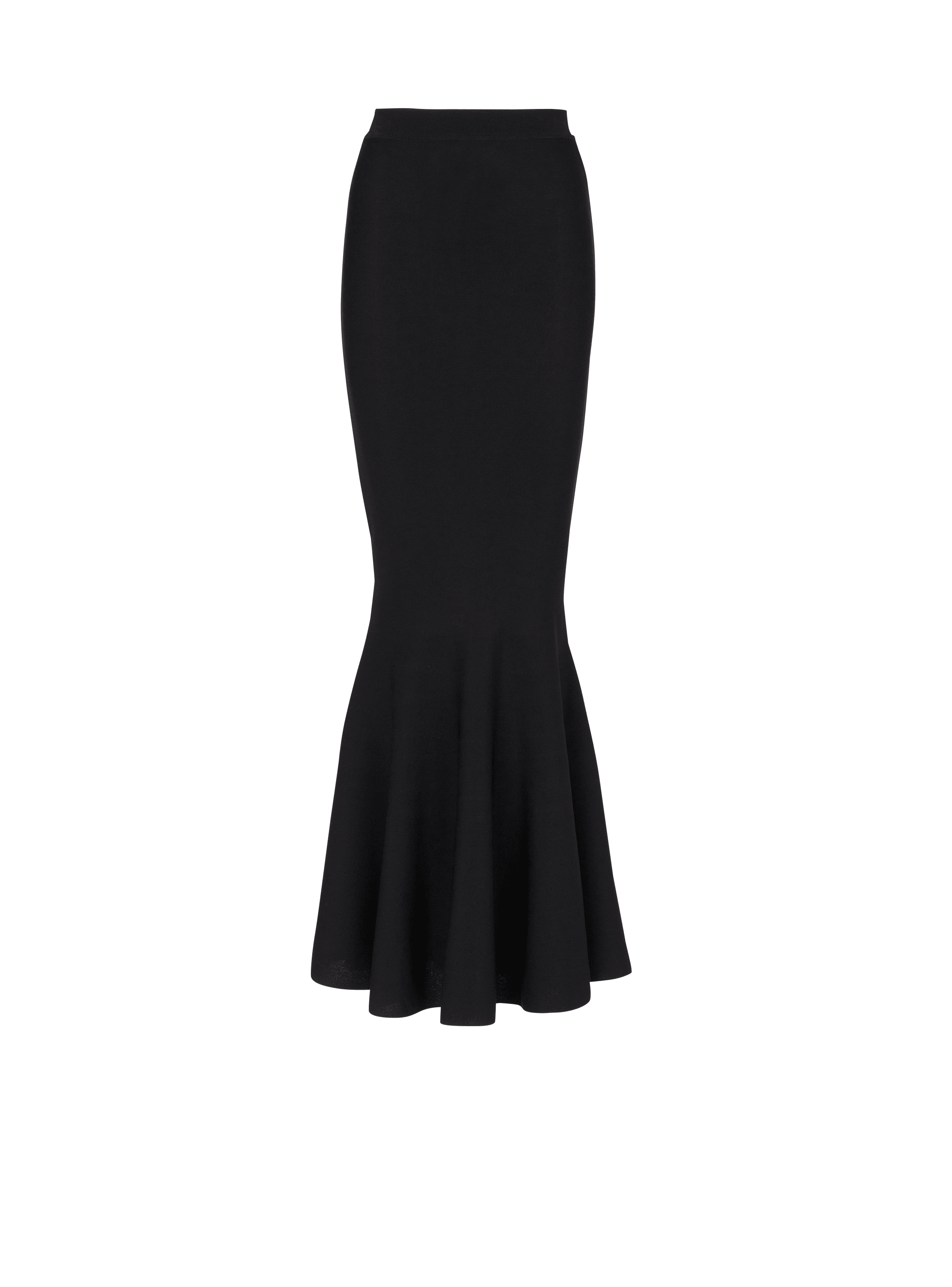 Womens long outlet black knit skirt