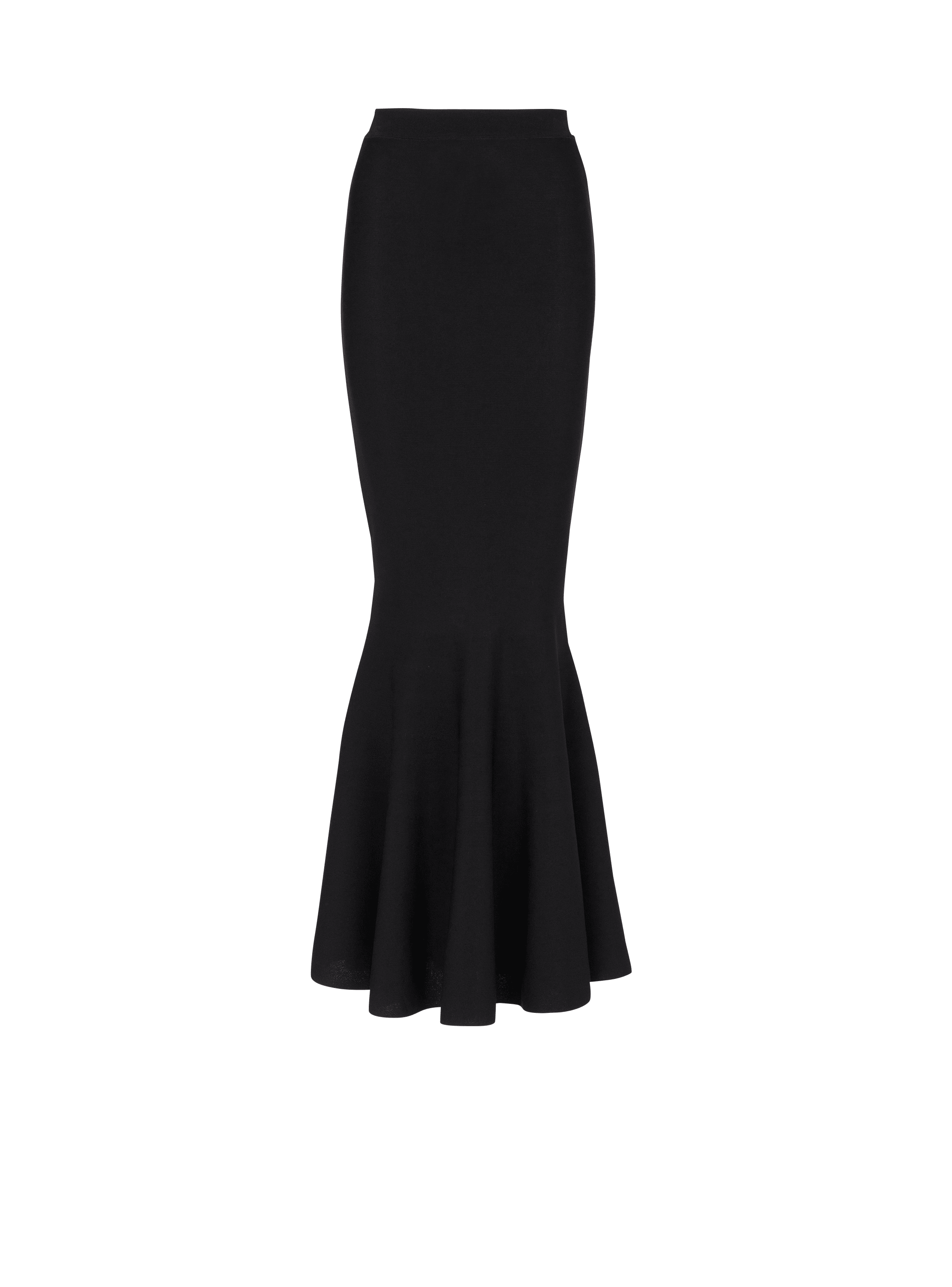 Jolie Madame knit skirt, black, hi-res