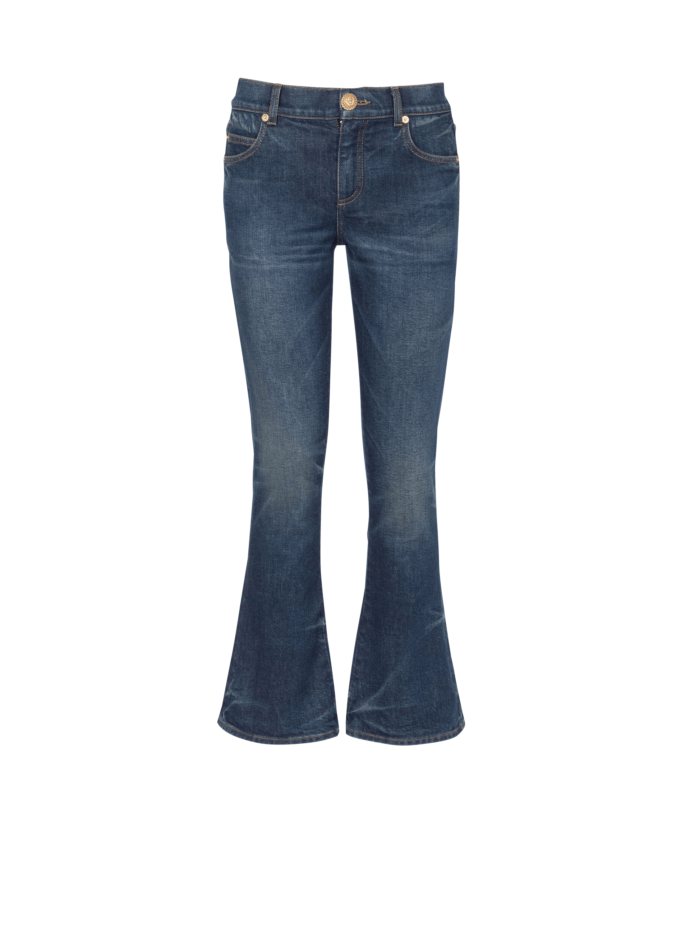 Jeans aus Vintage-Denim, marineblau, hi-res