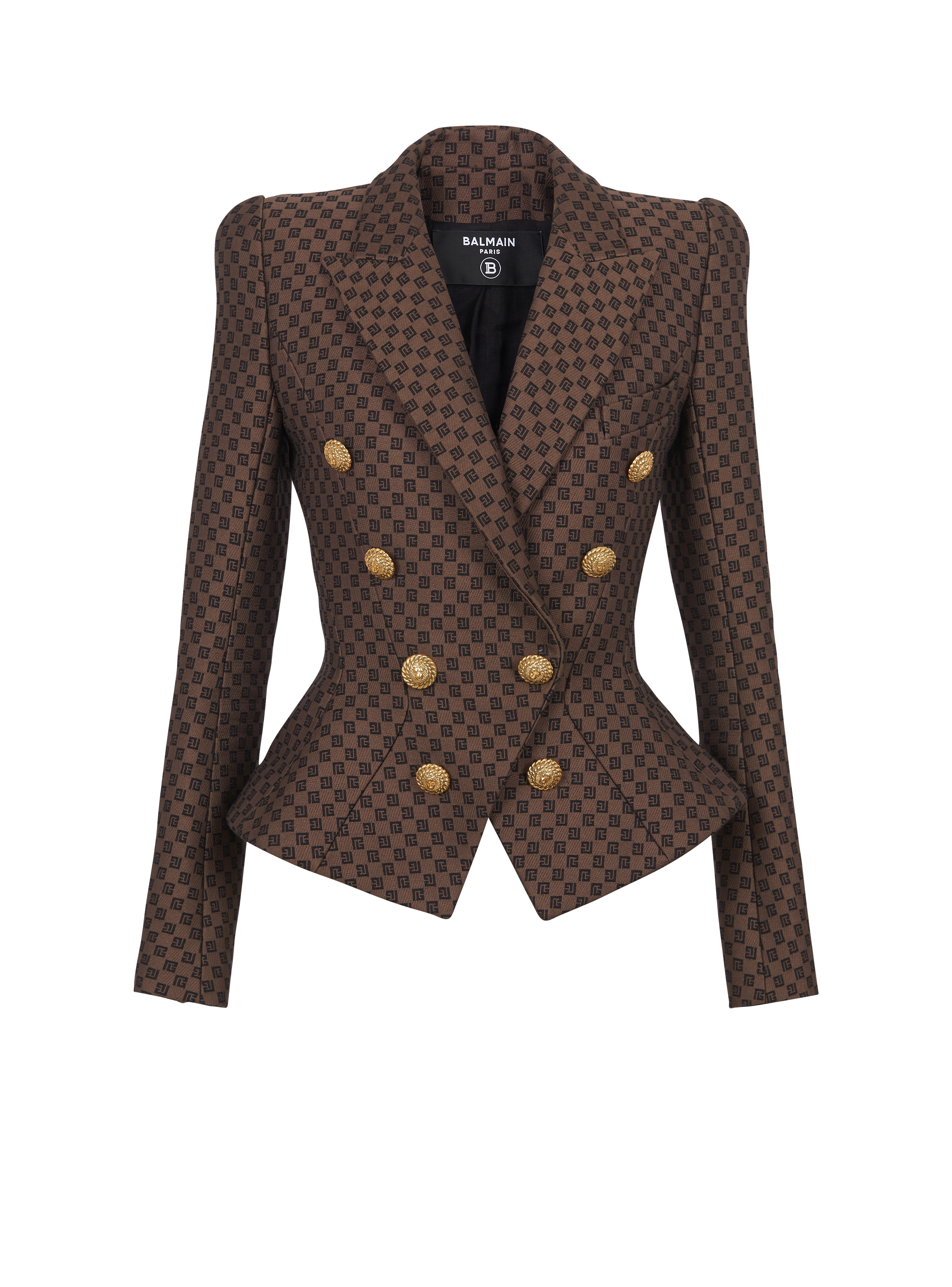 Jacke aus Jacquard mit Mini-Monogramm