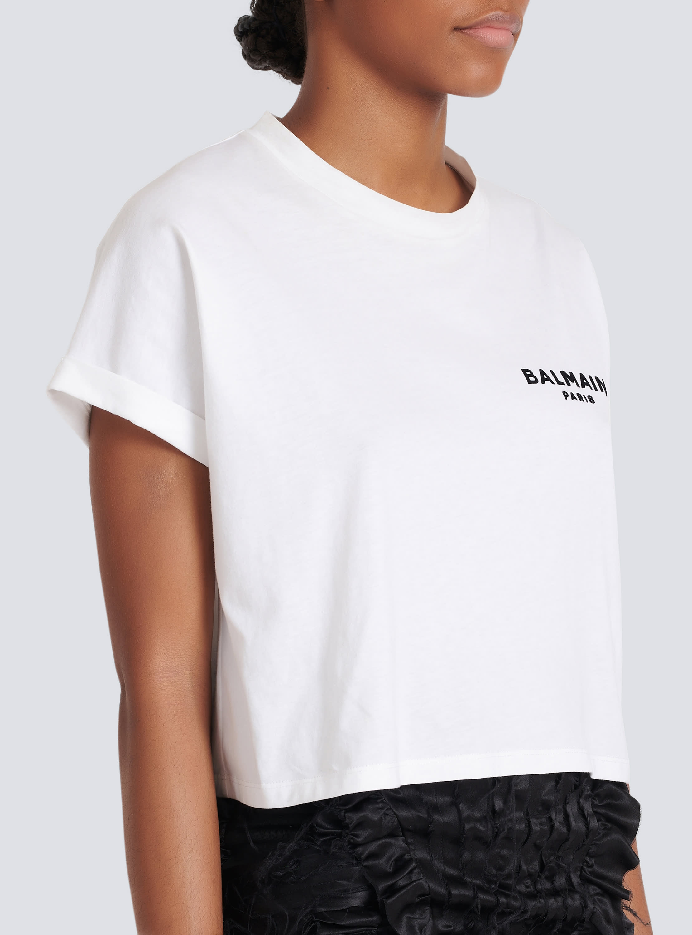 Balmain white best sale t shirt