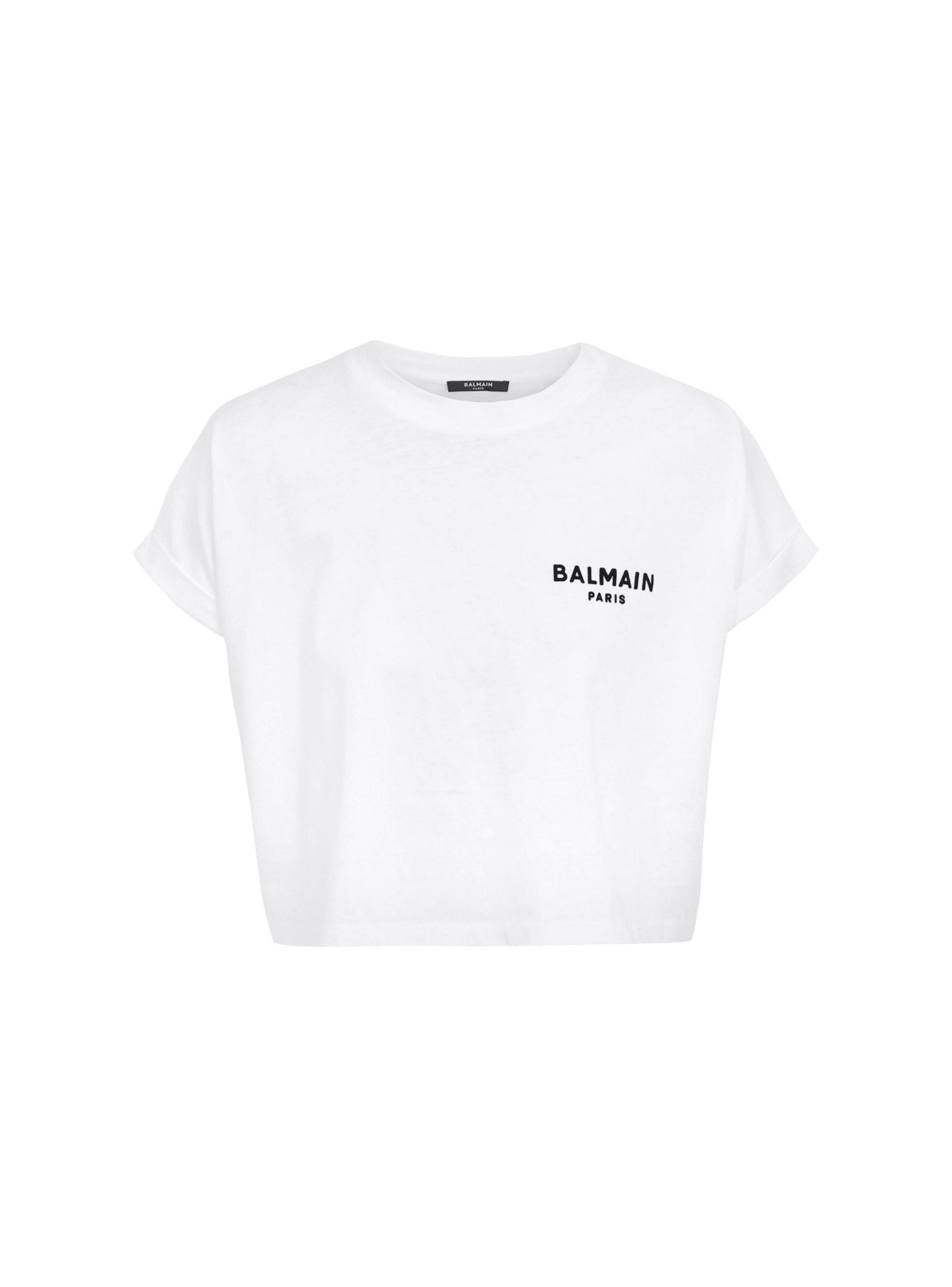 Balmain White Graffiti T-Shirt