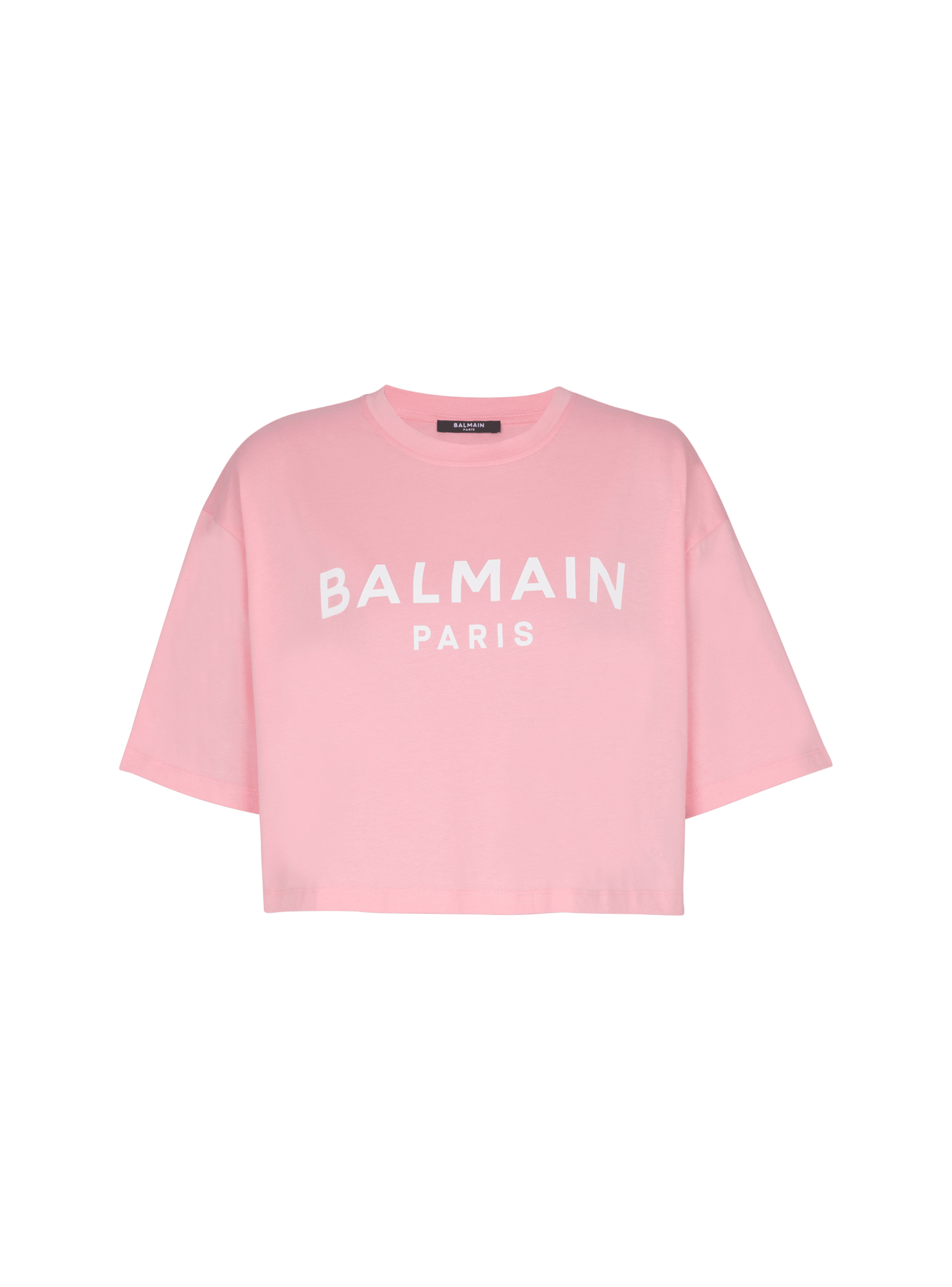 Balmain Paris 프린트 장식 티셔츠