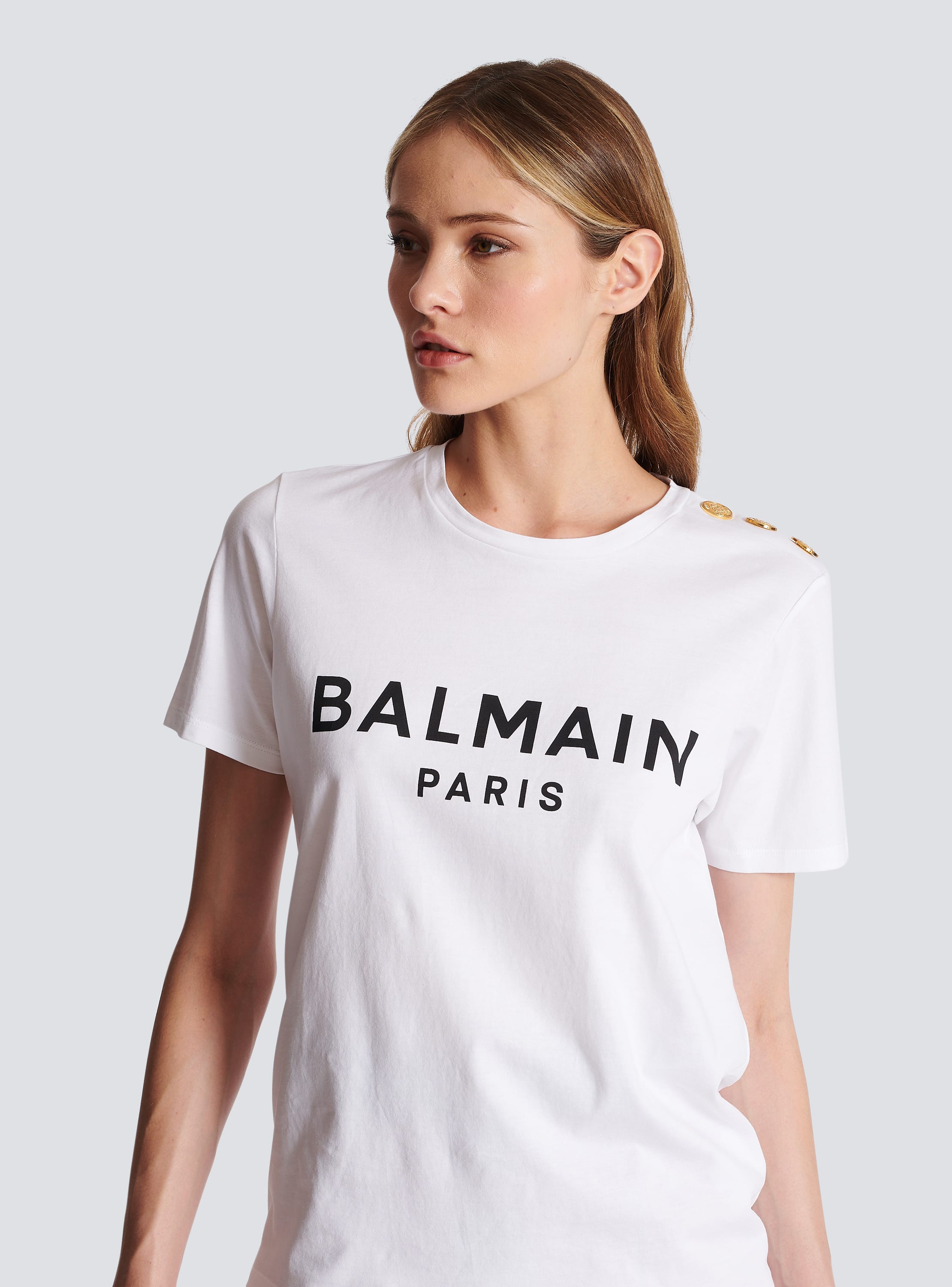 Balmain Paris プリントTシャツ