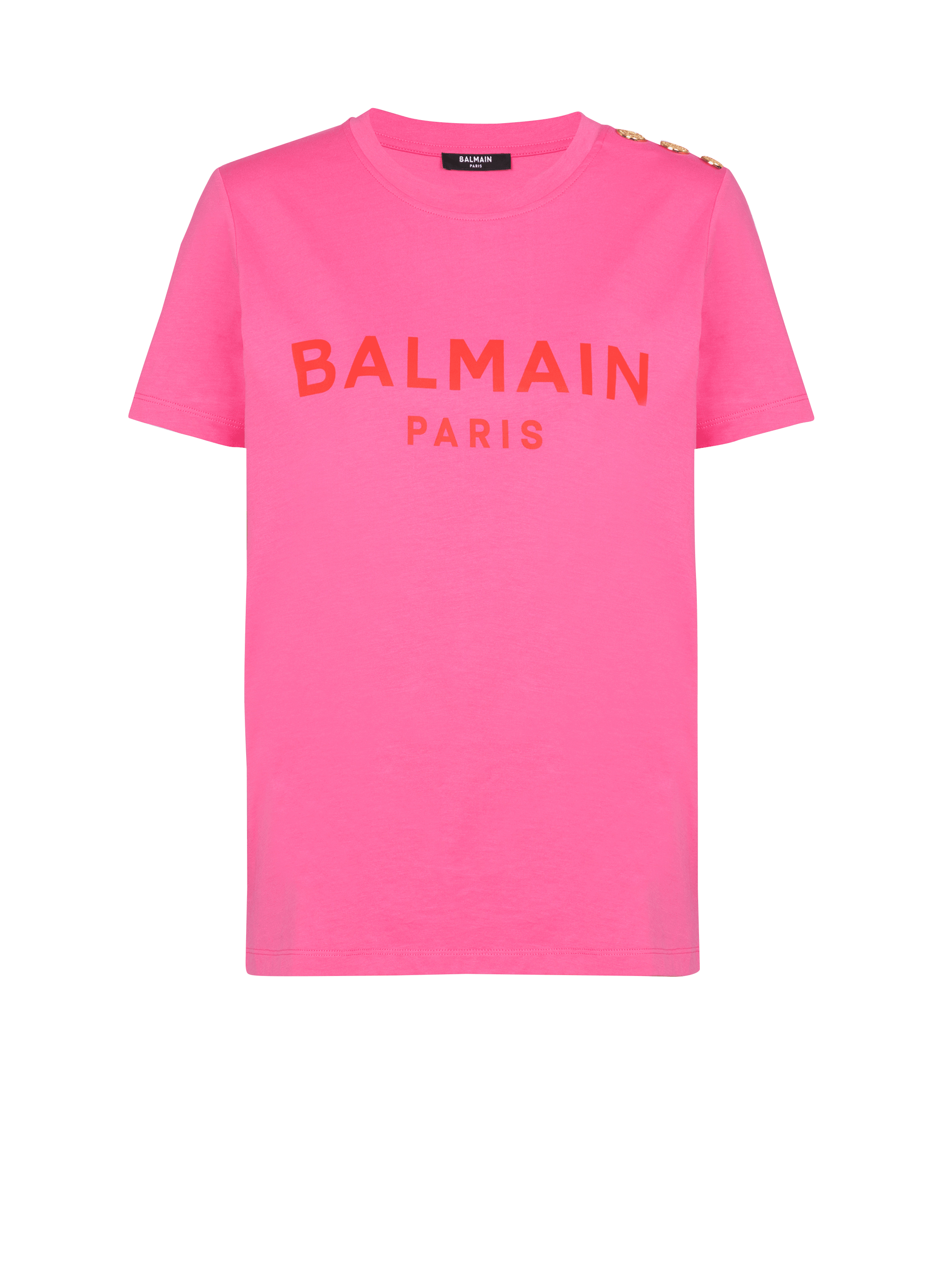 T-shirt con stampa Balmain Paris