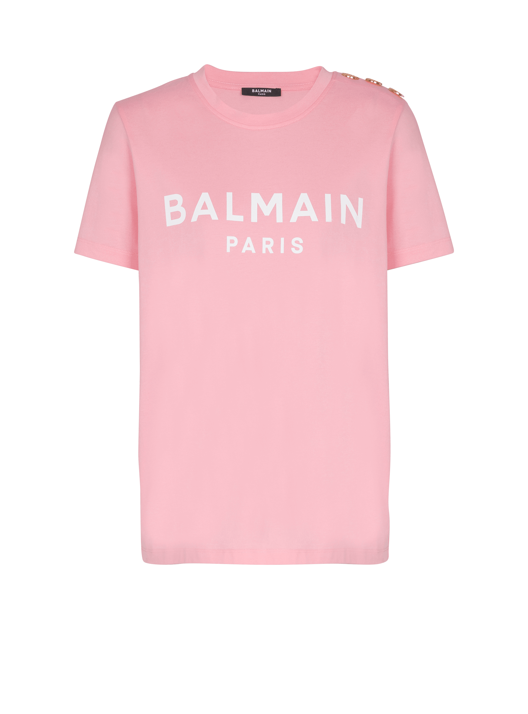 T-shirt with Balmain Paris print