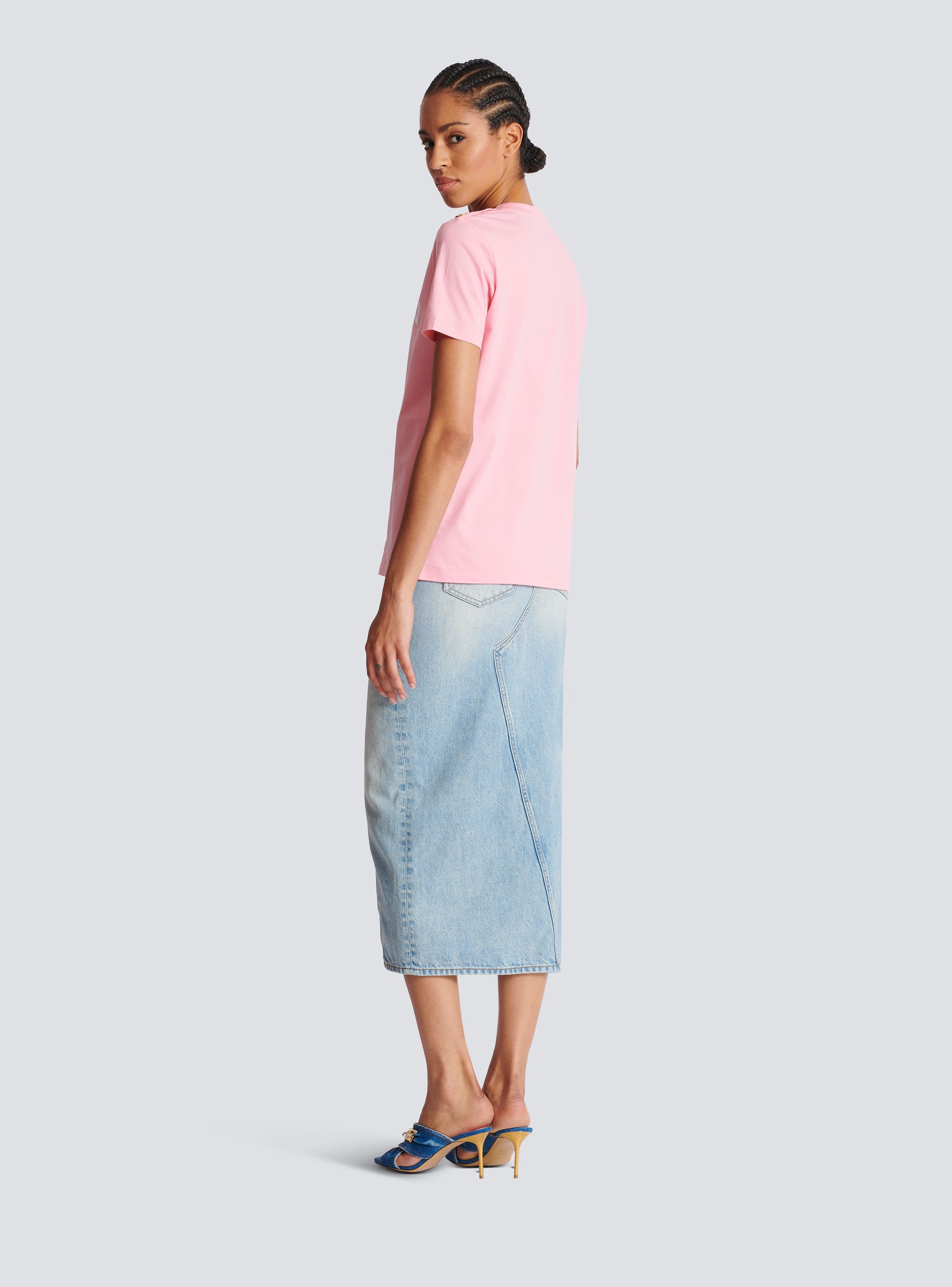 T-shirt with Balmain Paris print - Women | BALMAIN