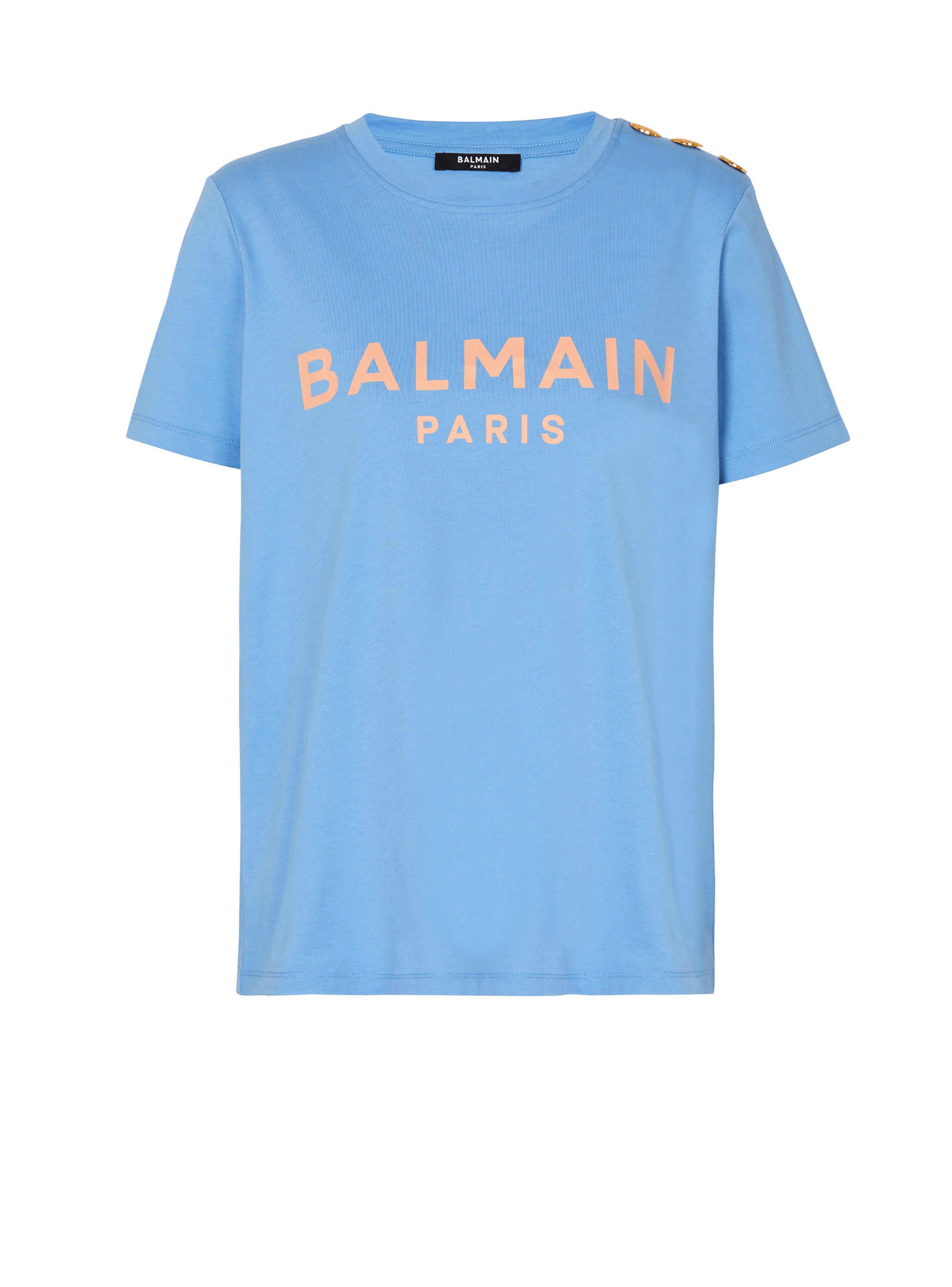 T shirt with Balmain Paris print