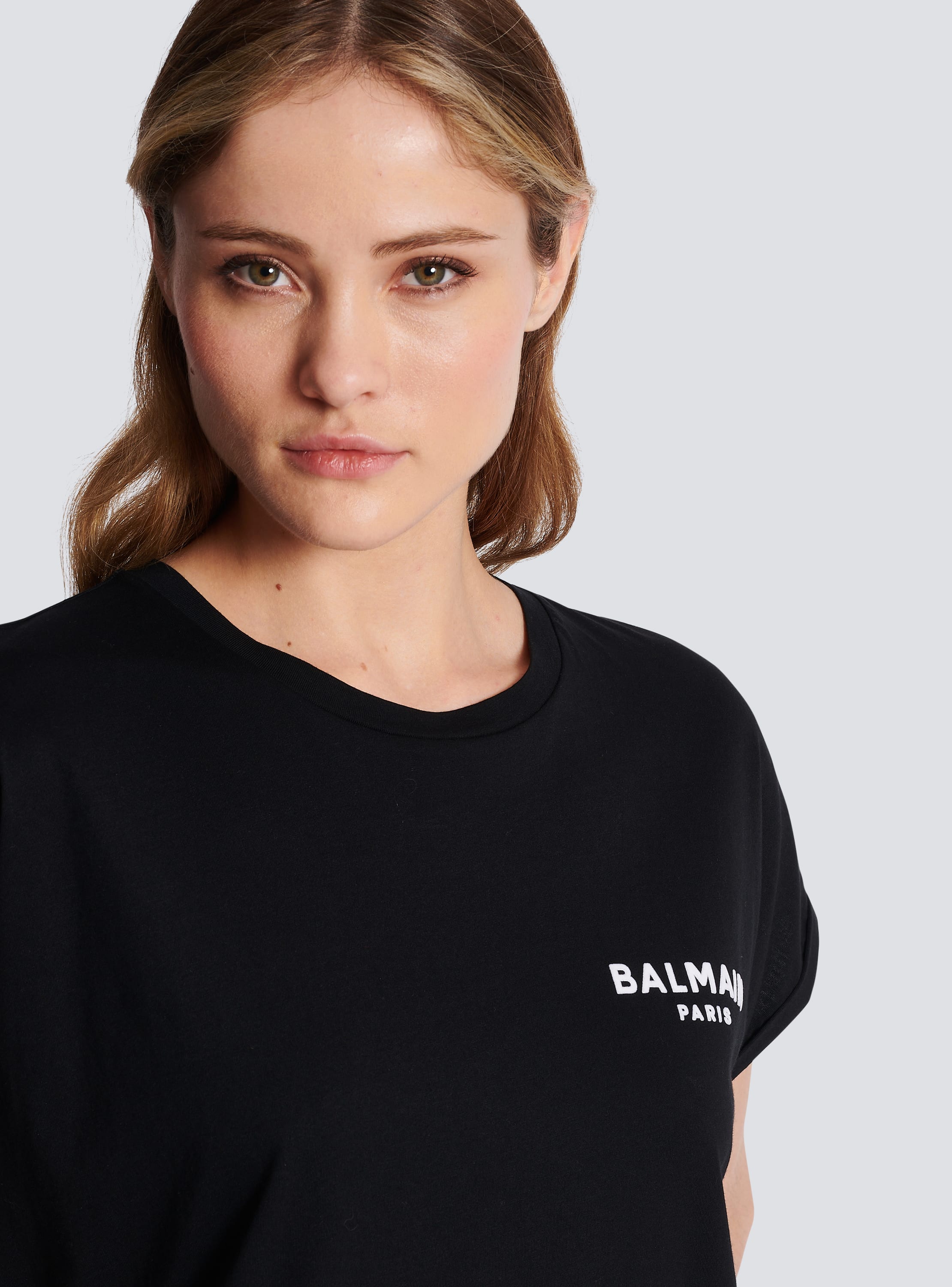 Organic cotton sweatpants w/logo - Balmain - Girls