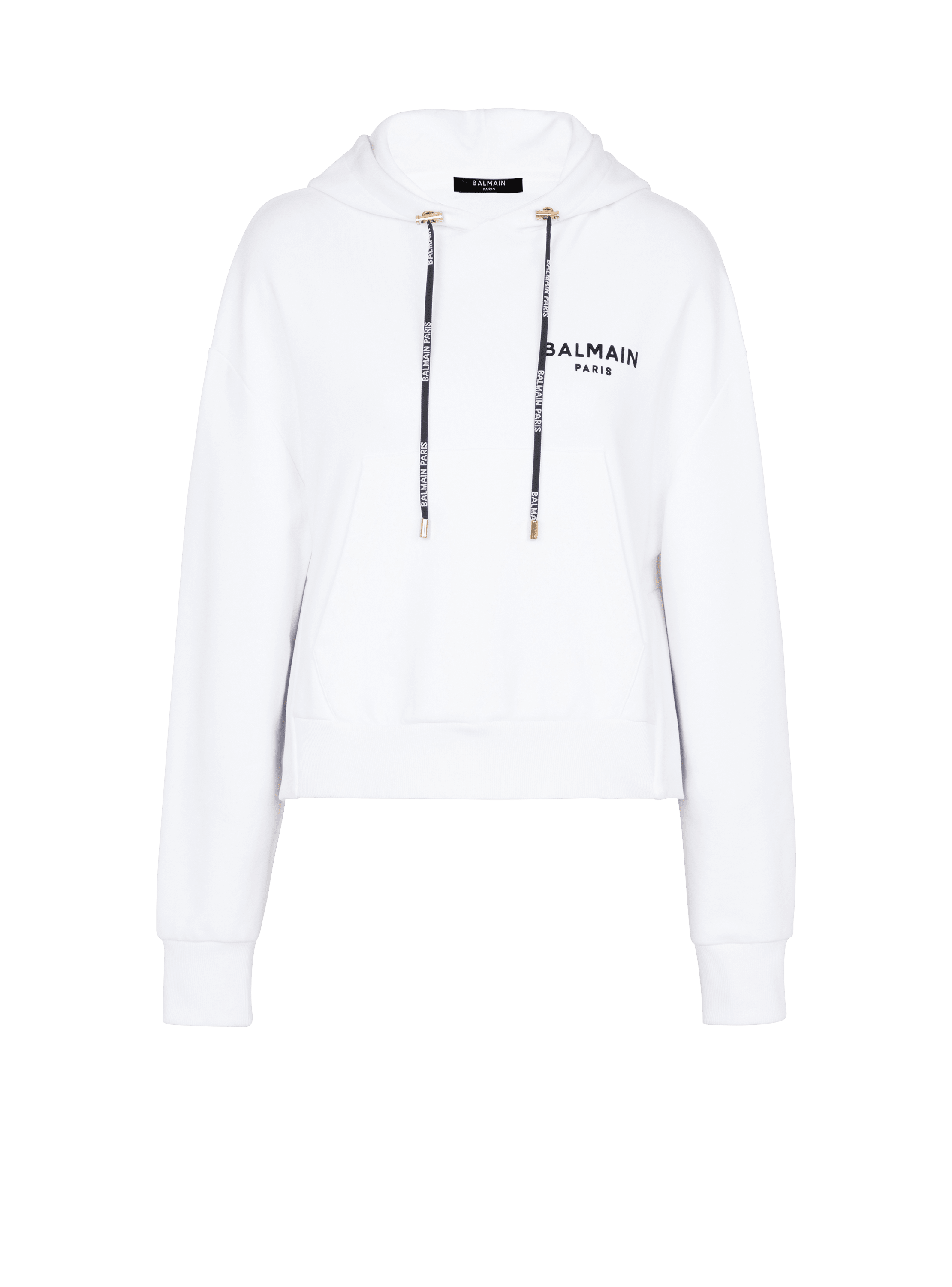 Balmain white hoodie new arrivals