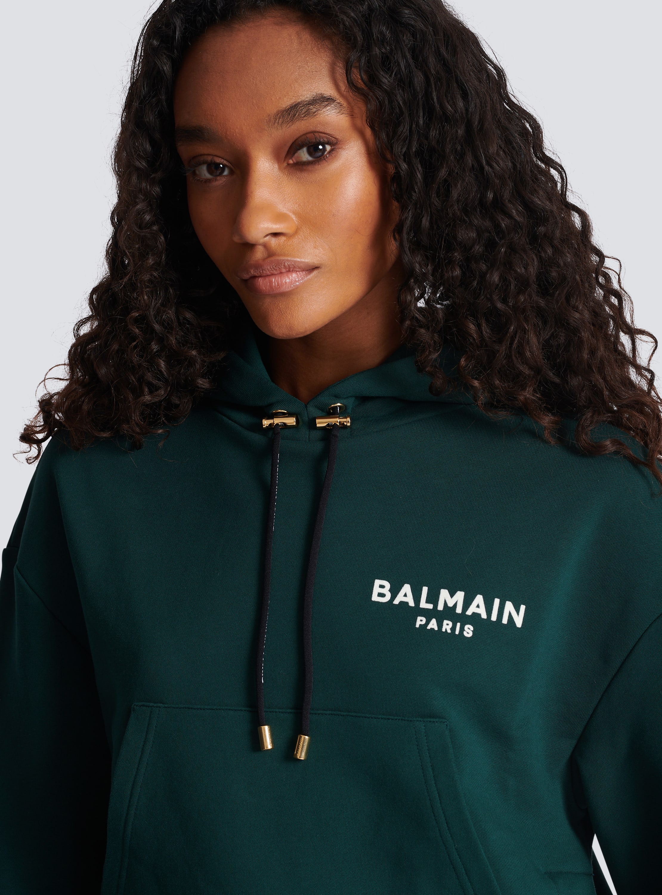 Balmain womens hoodie hot sale