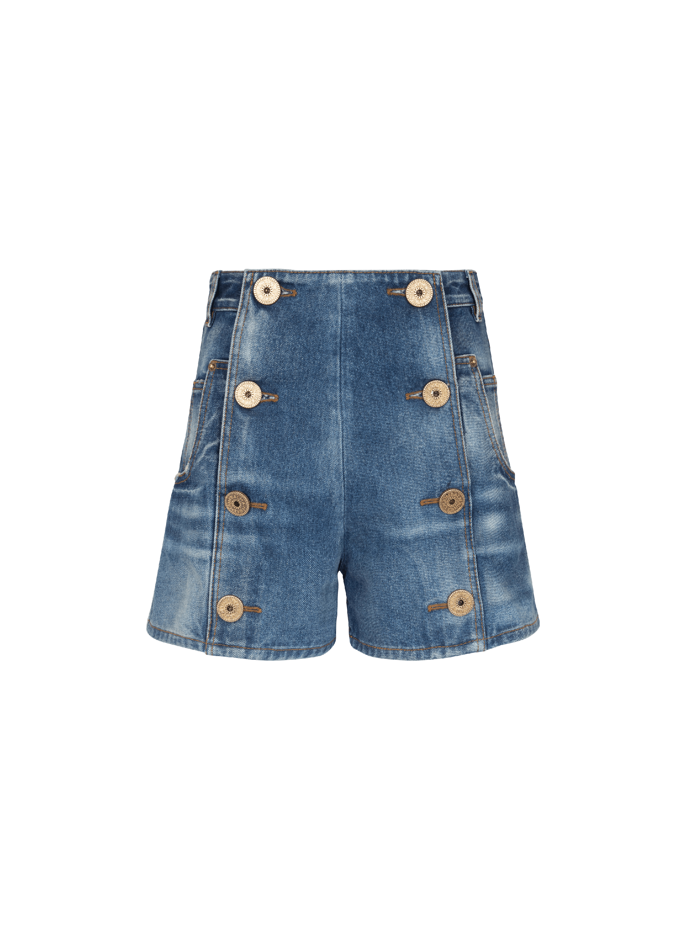 Balmain store denim shorts