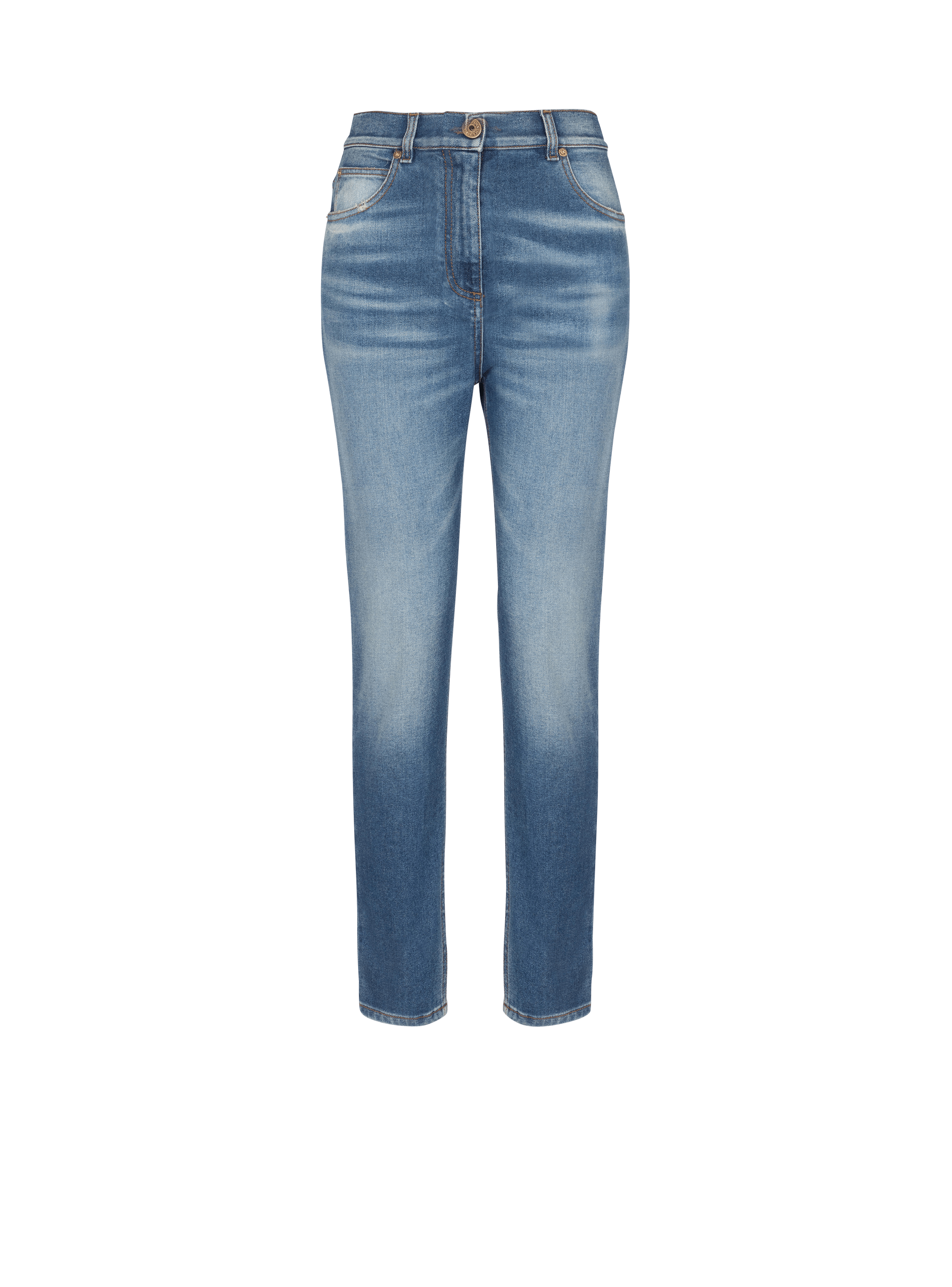 Slim-fit denim jeans