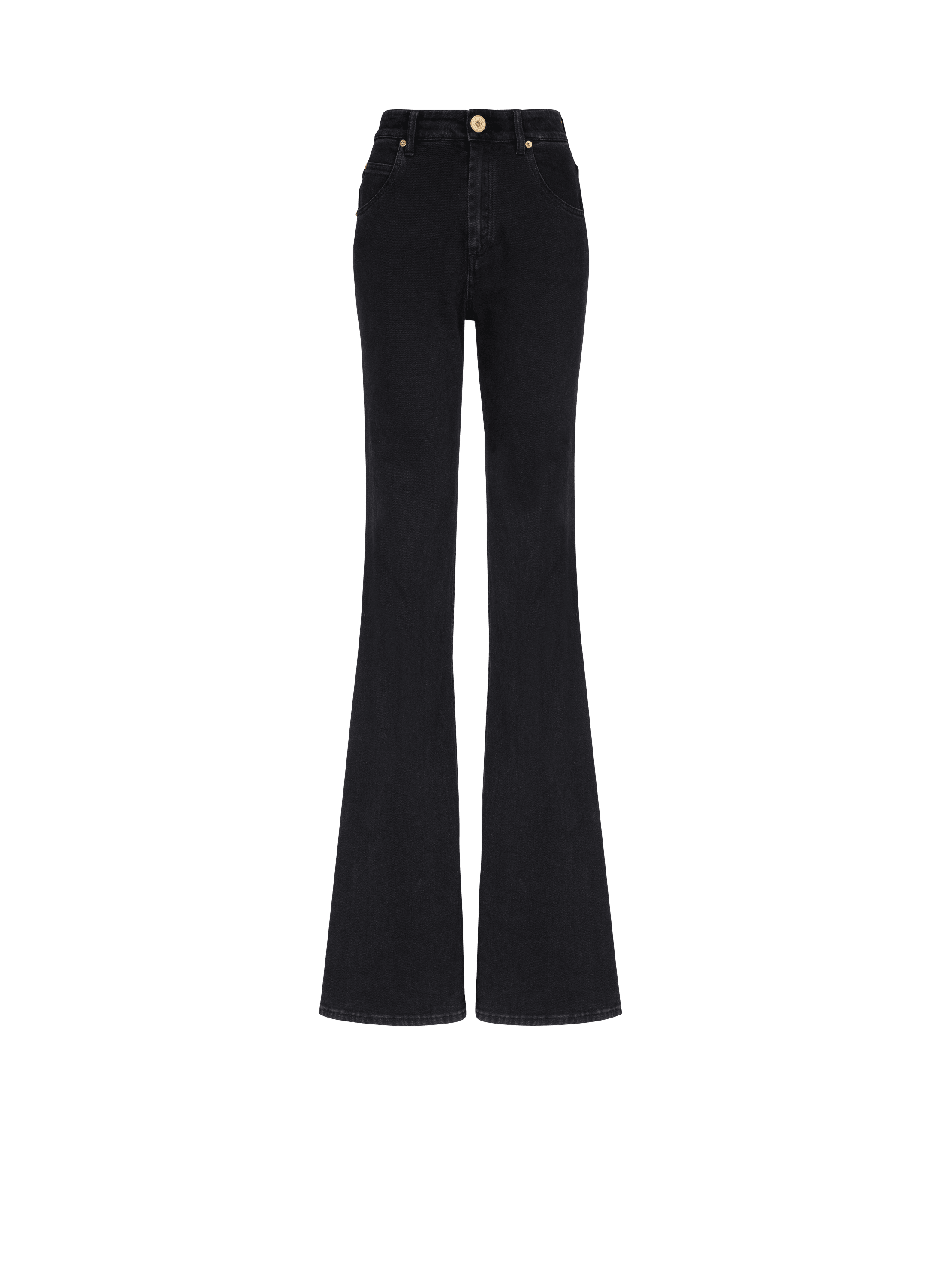 Black 2024 flare jeans