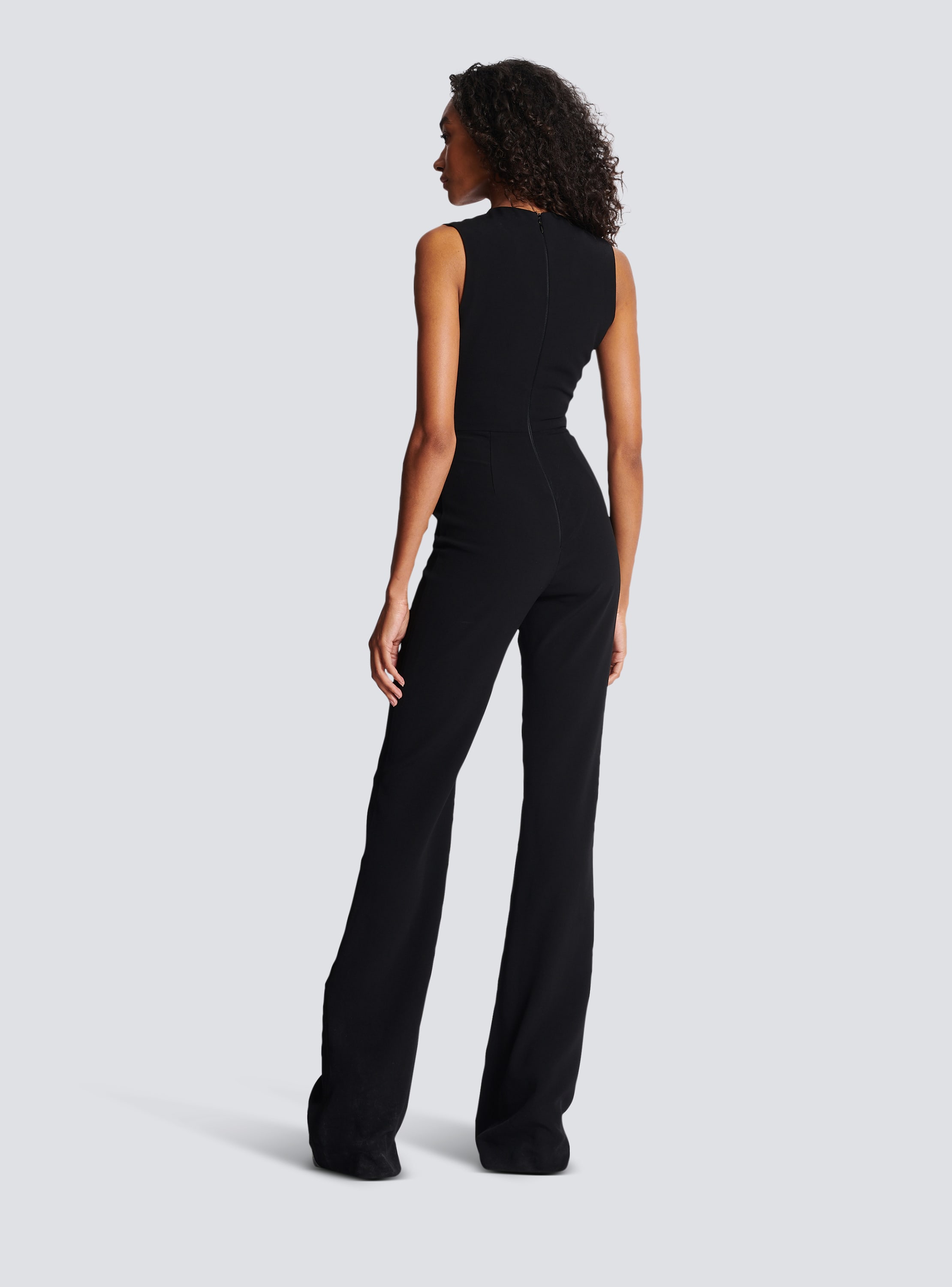 Balmain wide discount leg jumpsuit