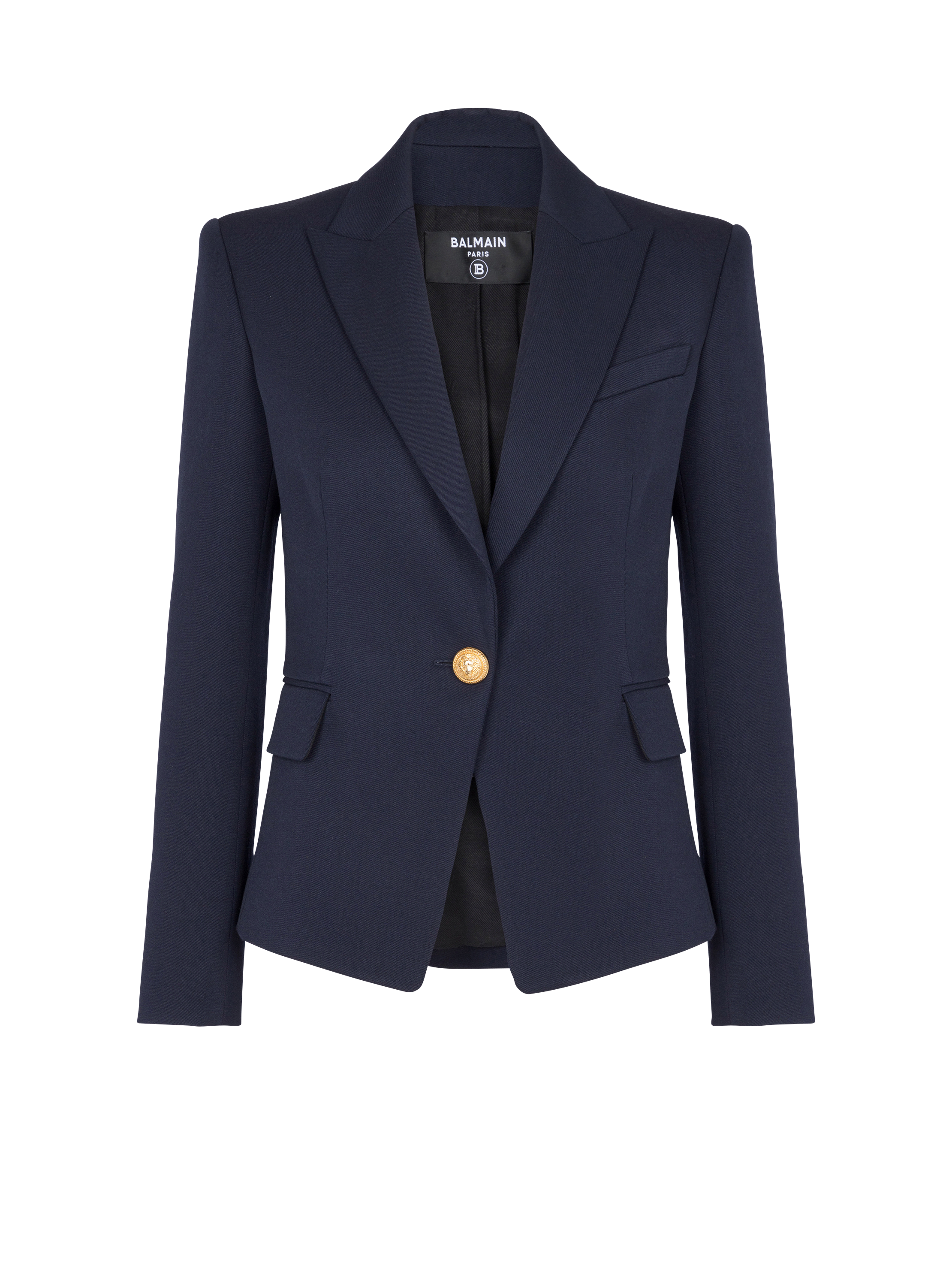 Womens navy outlet blue wool blazer