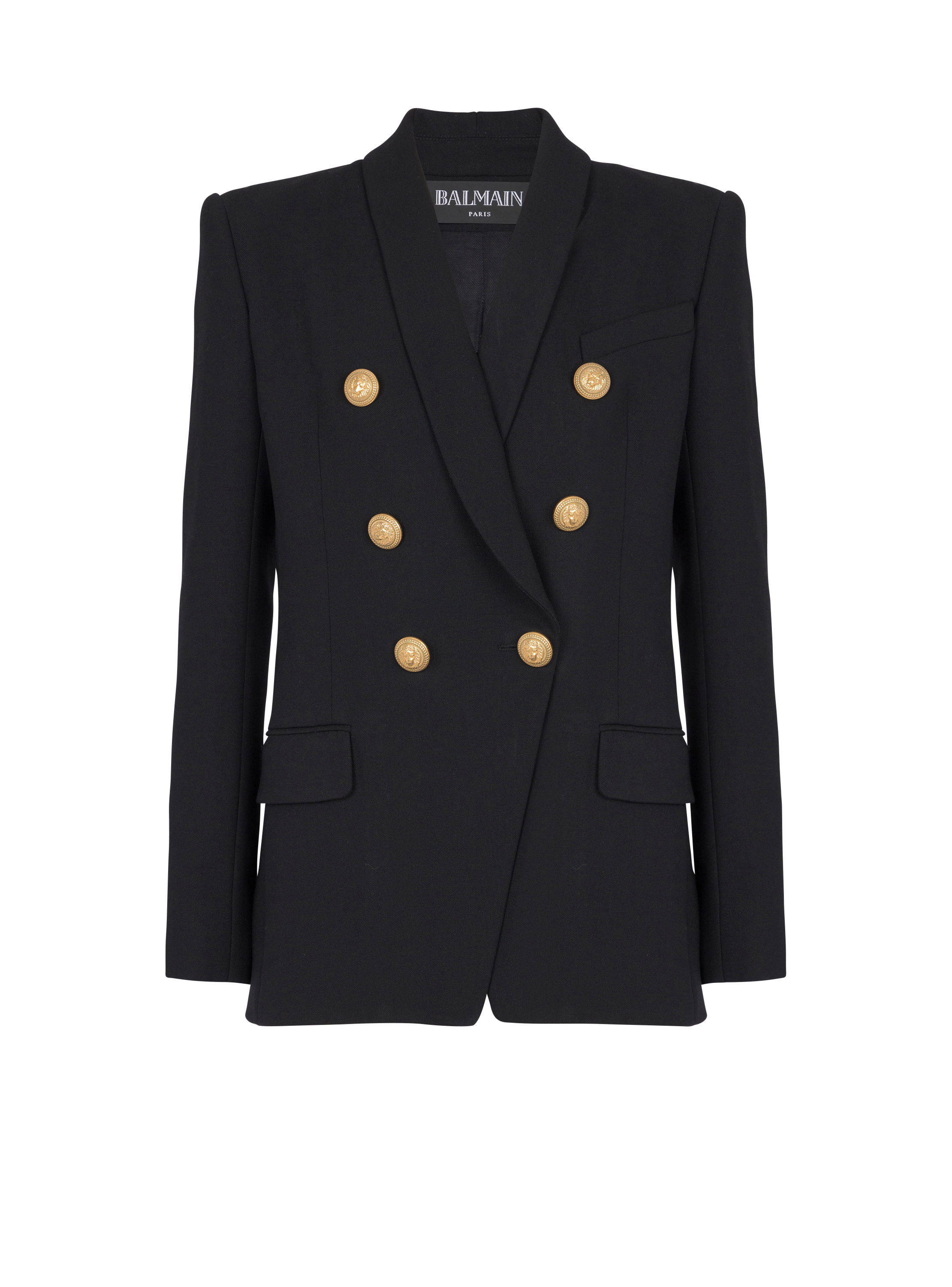 6-button wool jacket