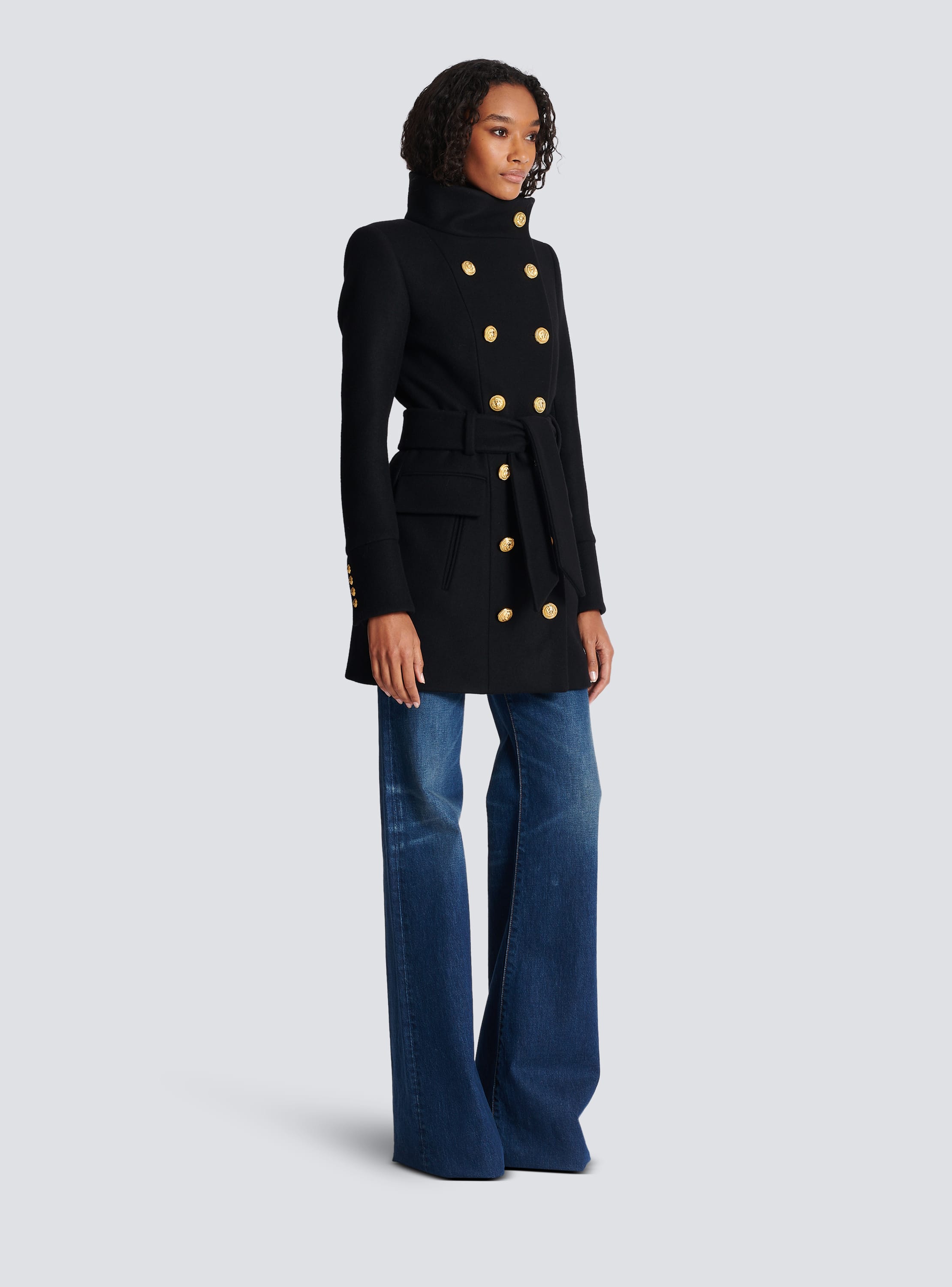 Manteau femme officier cintré hot sale