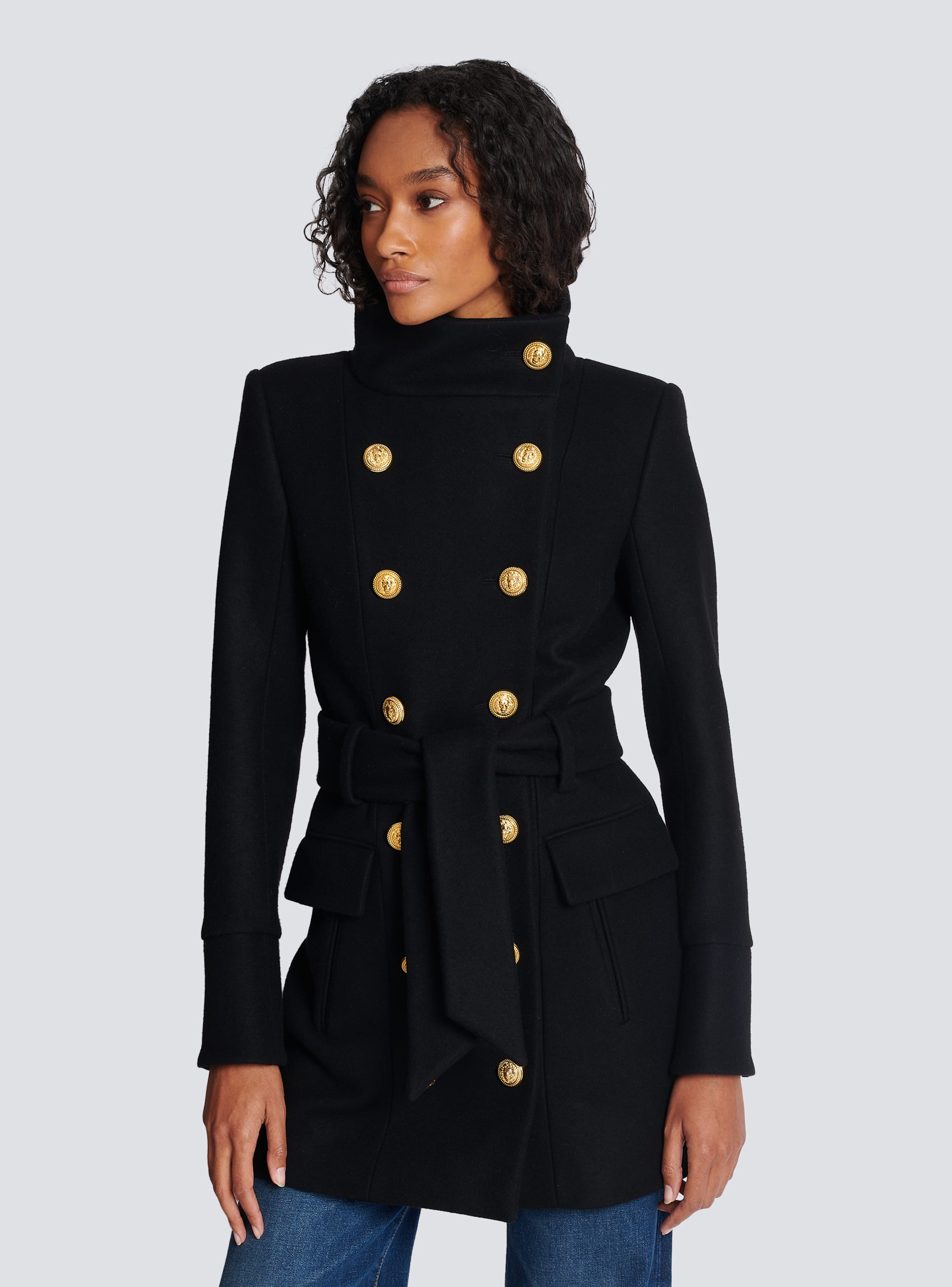 Manteau femme best sale officier cintré