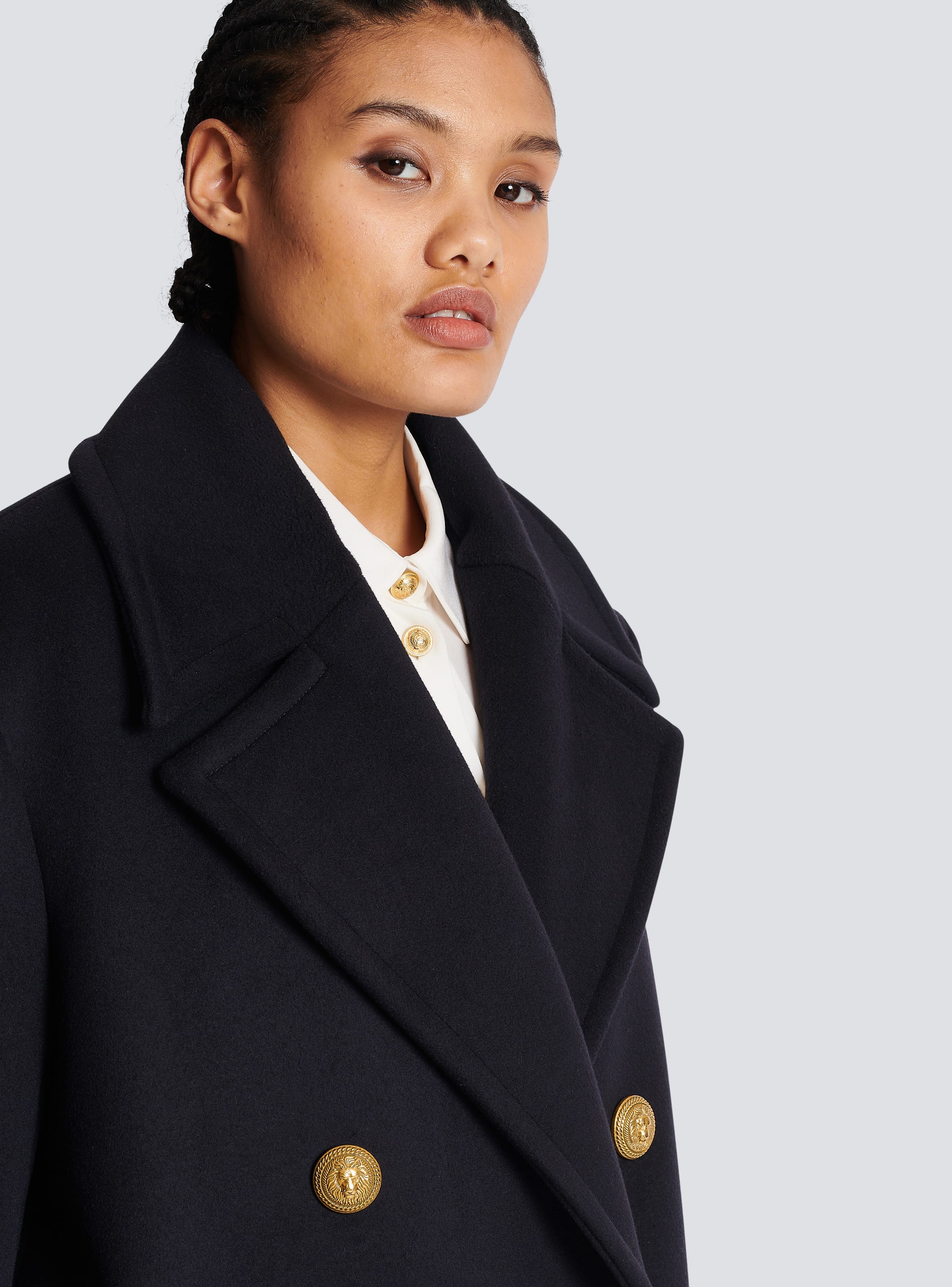 Balmain double sale breasted coat