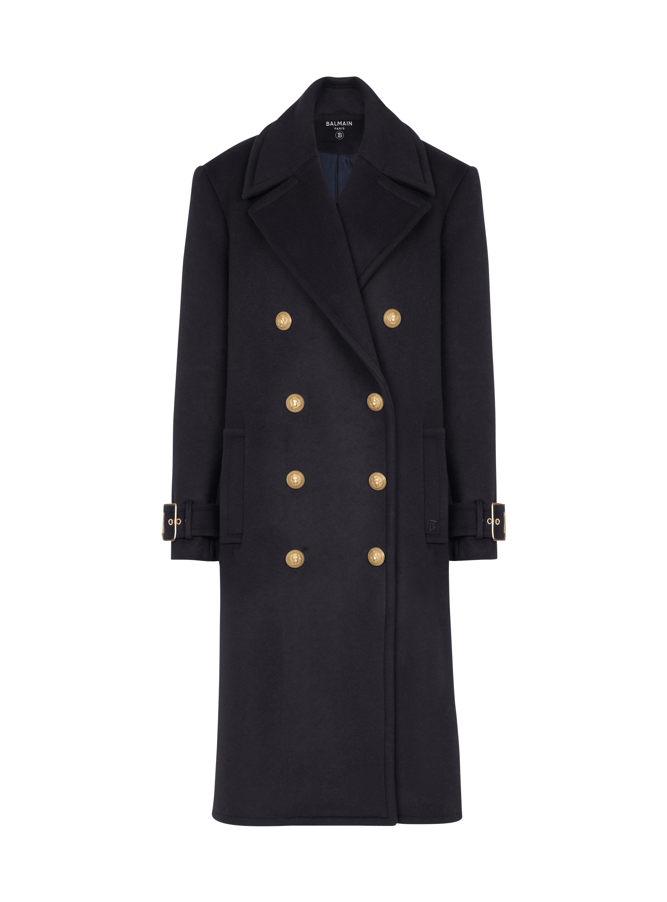 Oversized double-breasted coat