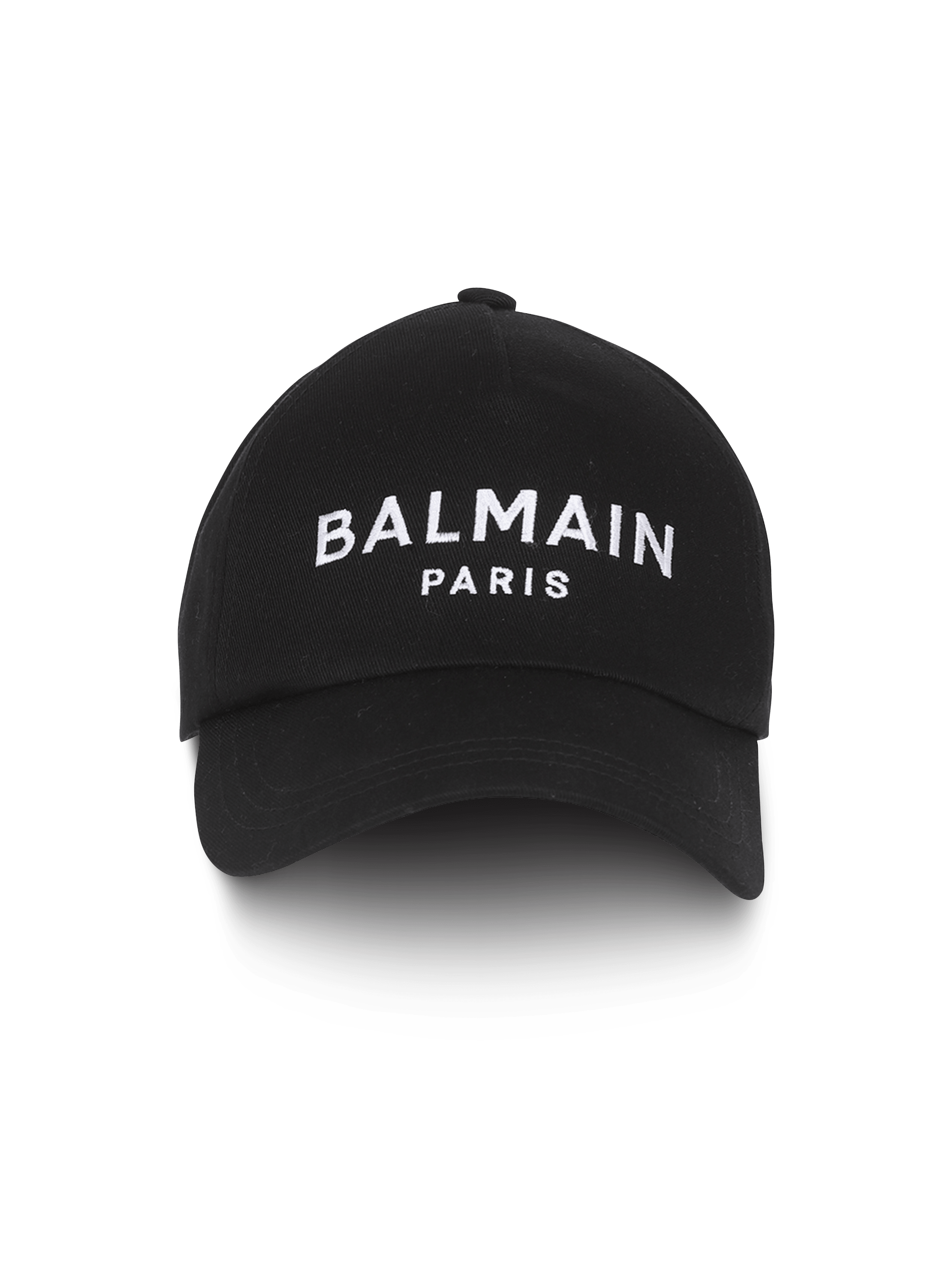 Casquette Balmain Paris en laine Prince de Galle noir - Femme