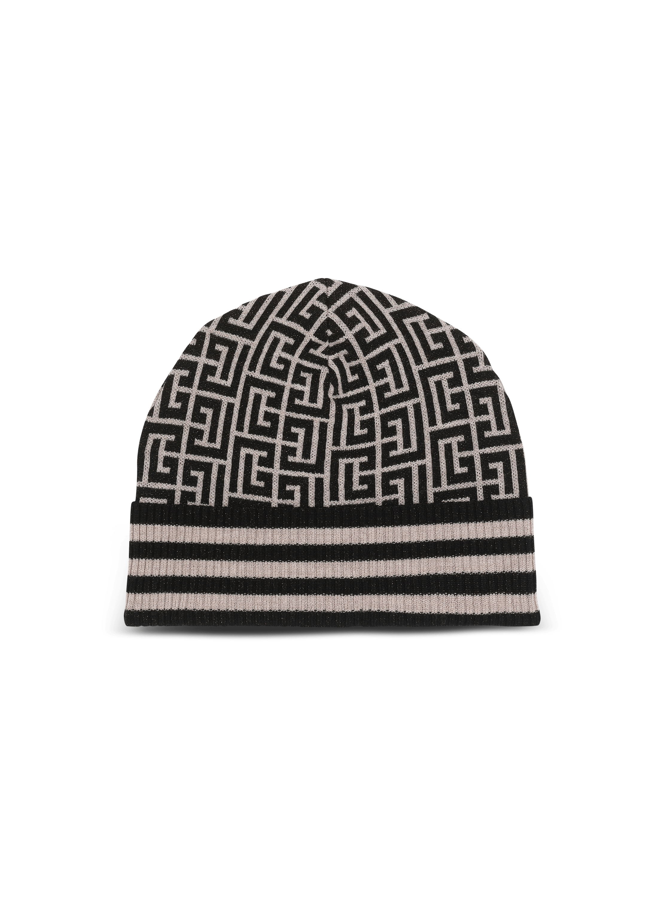 Monogrammed knit beanie