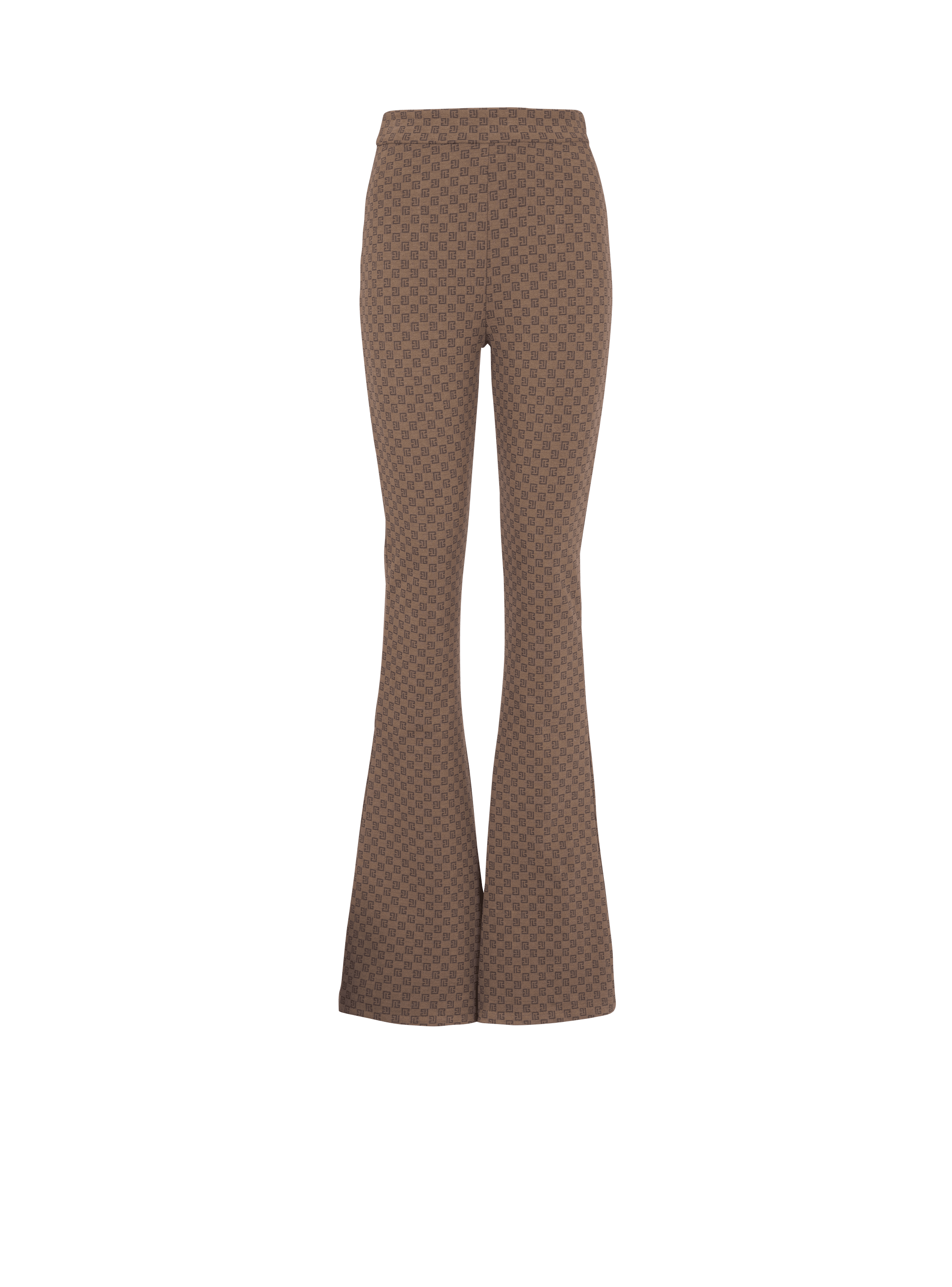 Mini monogram knit trousers