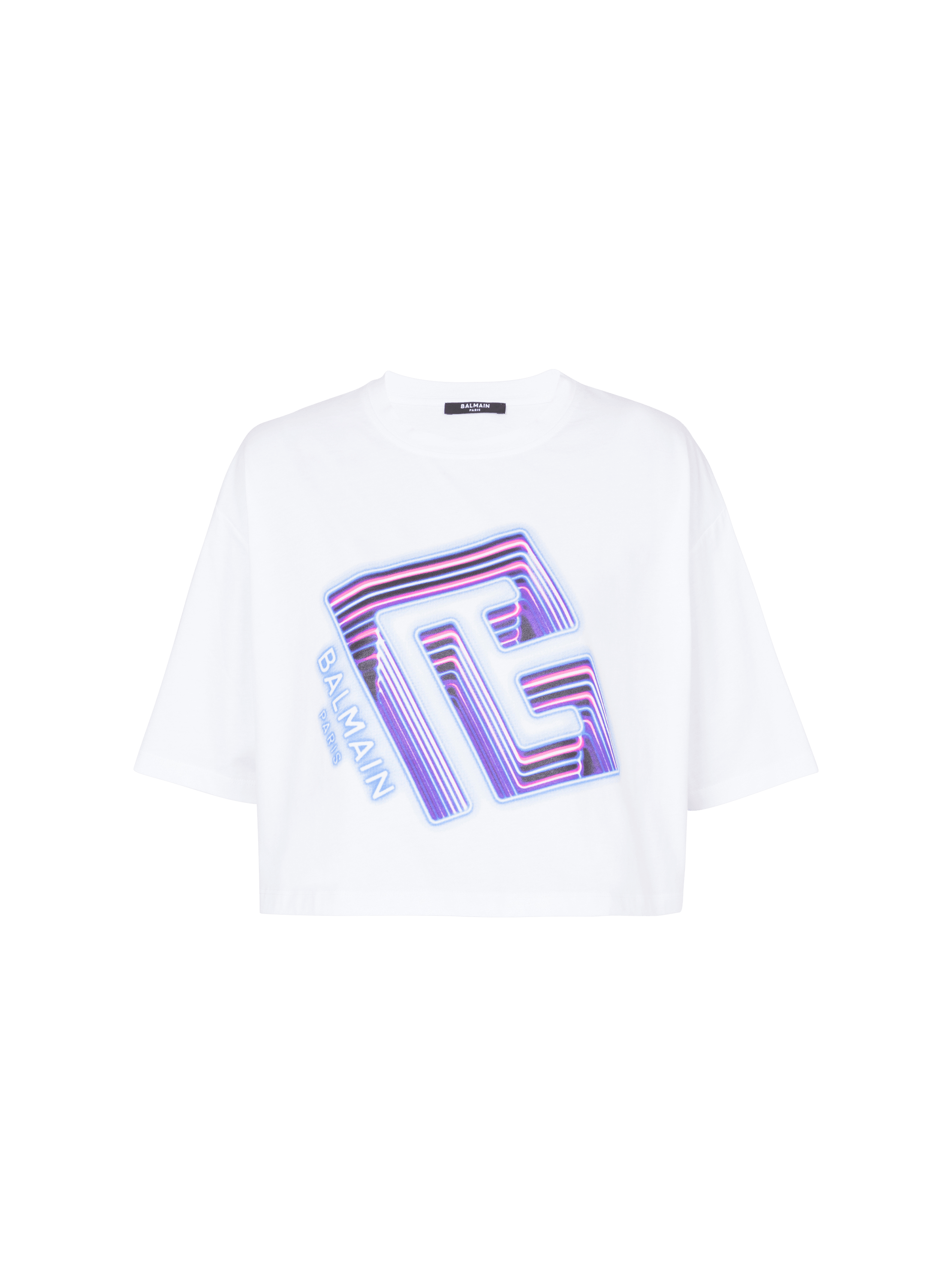 T-shirt corta con stampa Neon