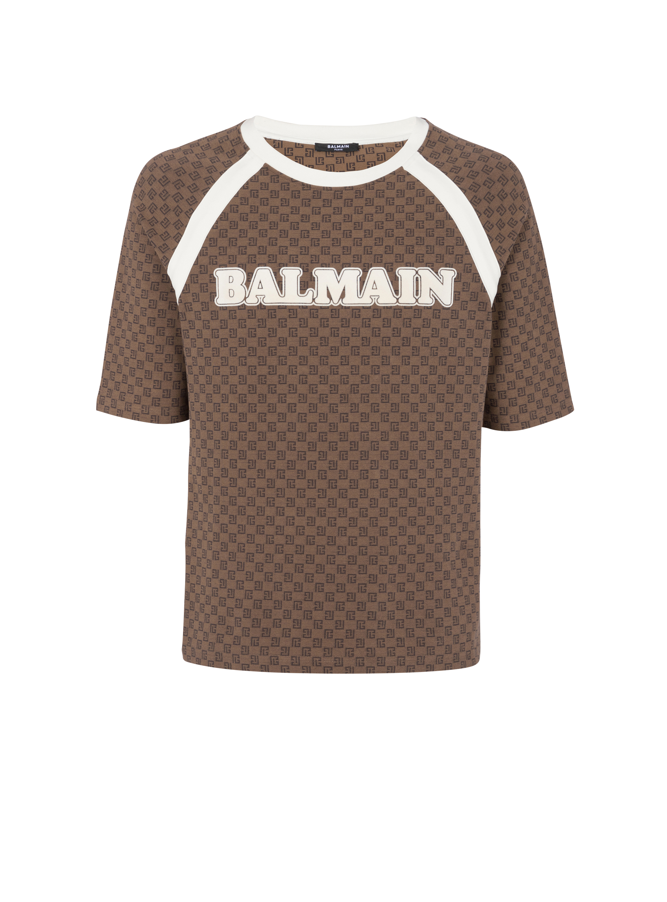 Retro mini monogram T-shirt brown - Men