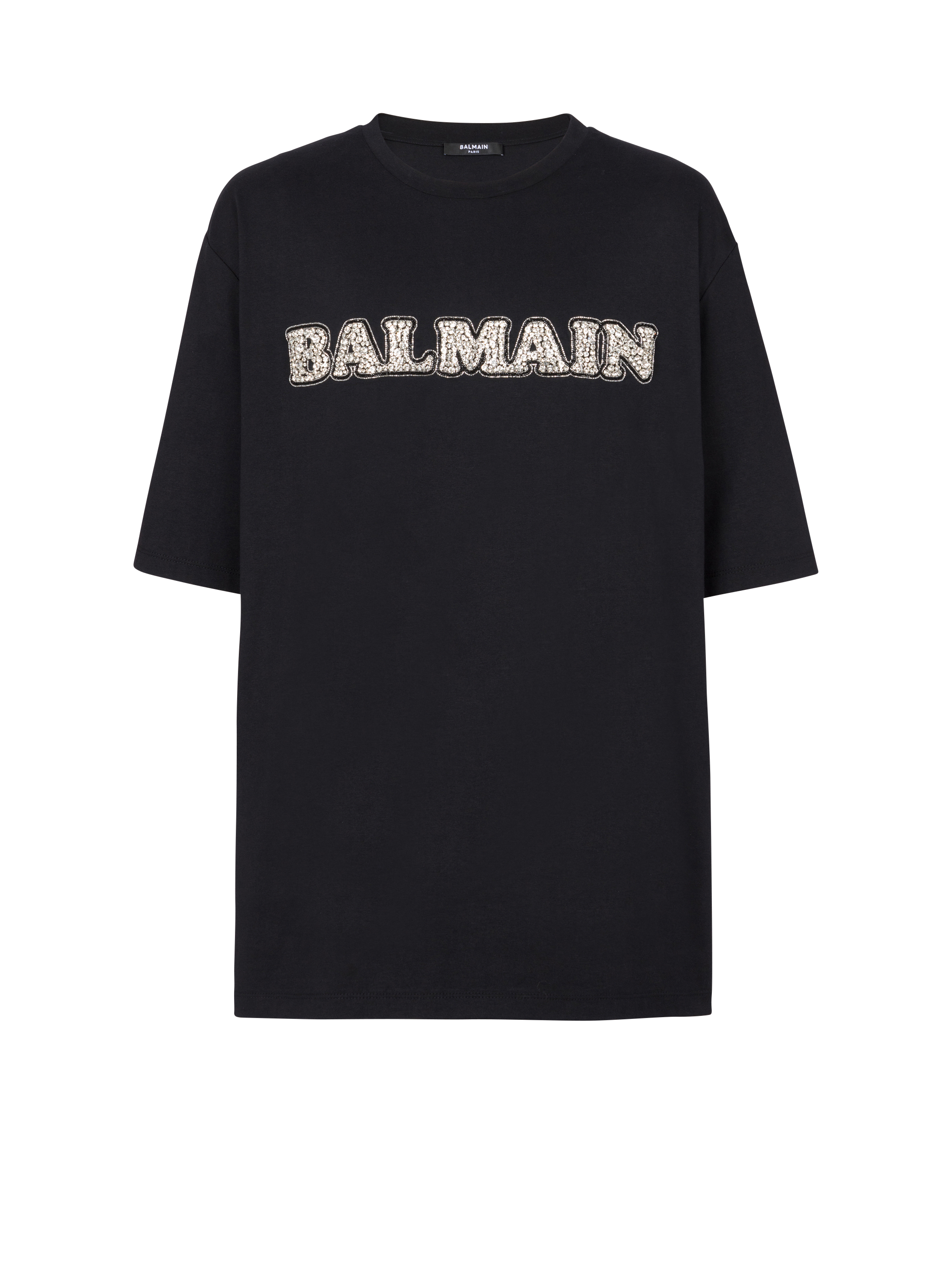 Camiseta con logotipo de Balmain Rétro bordado