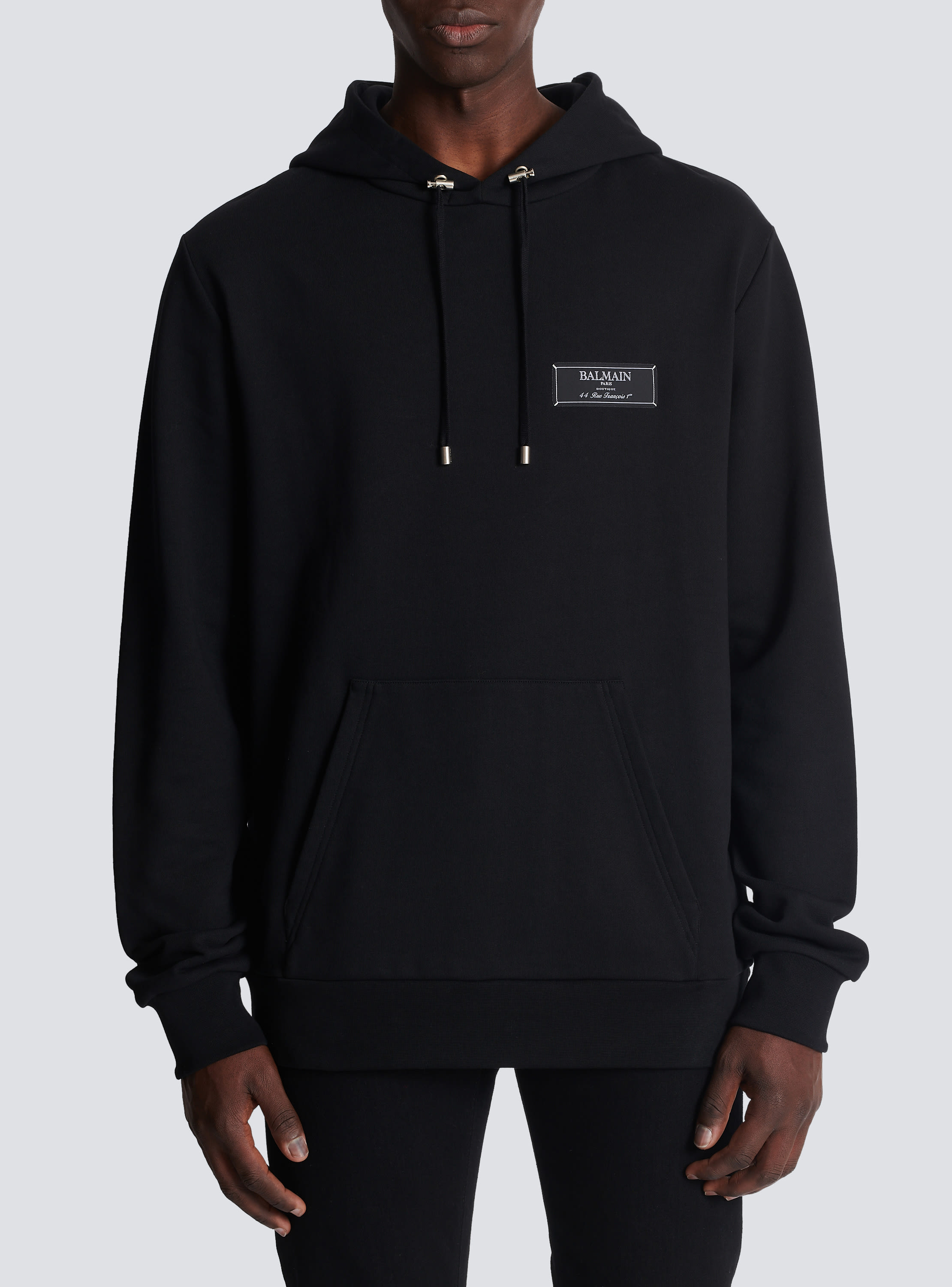 Balmain discount black hoodie