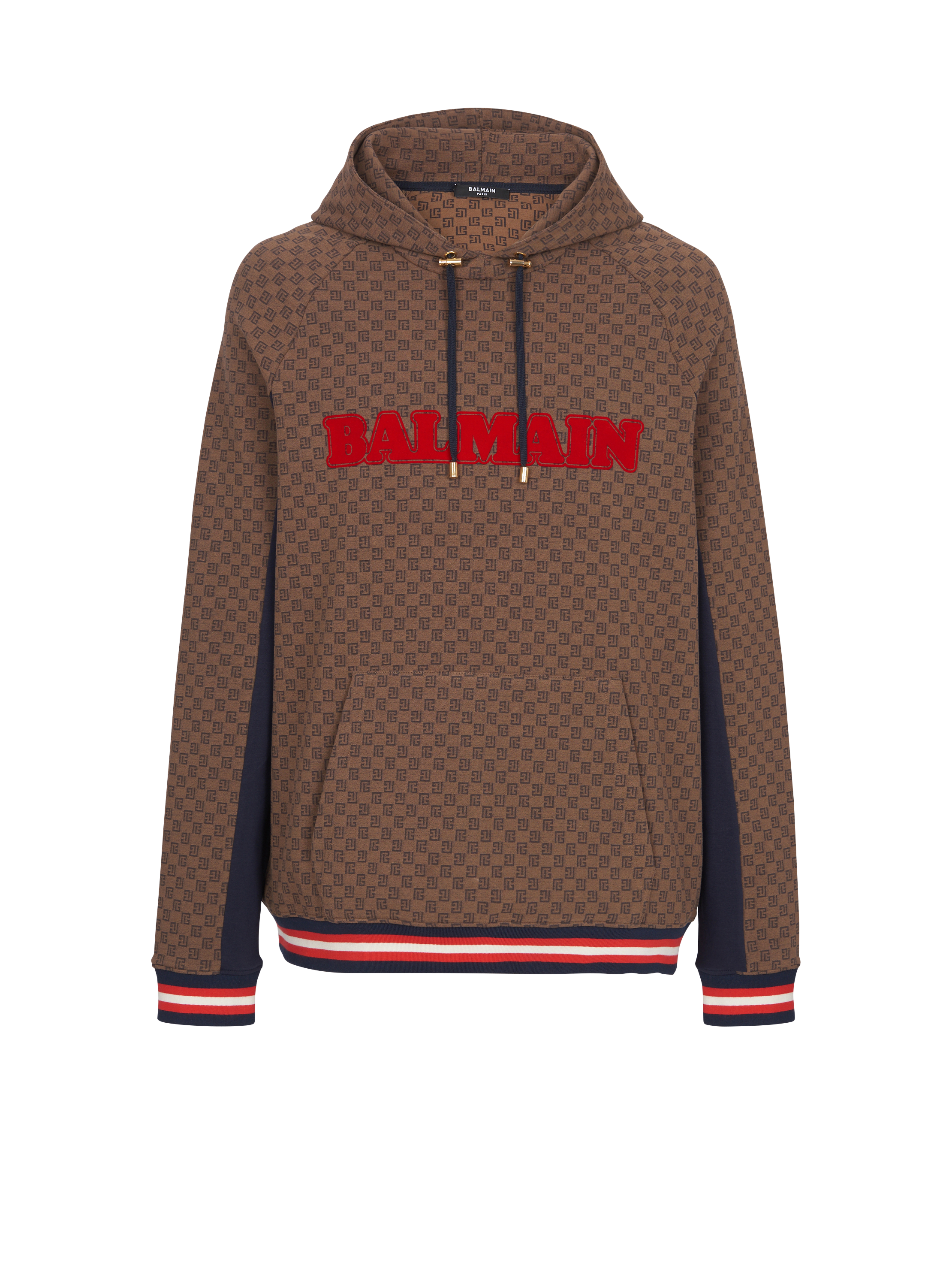 Balmain Brown Mini Monogram Sweatshirt Balmain