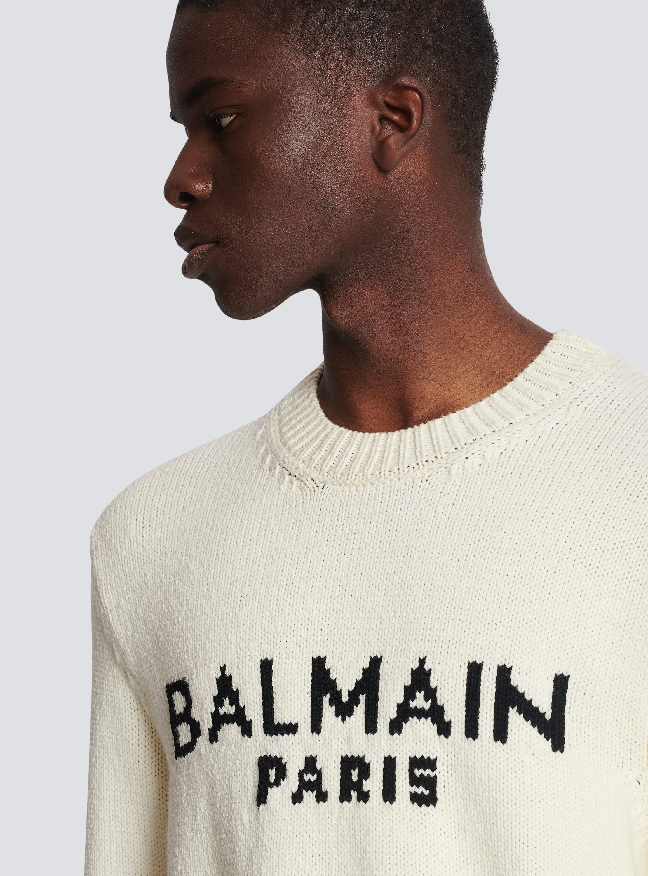 Balmain merino knit jumper