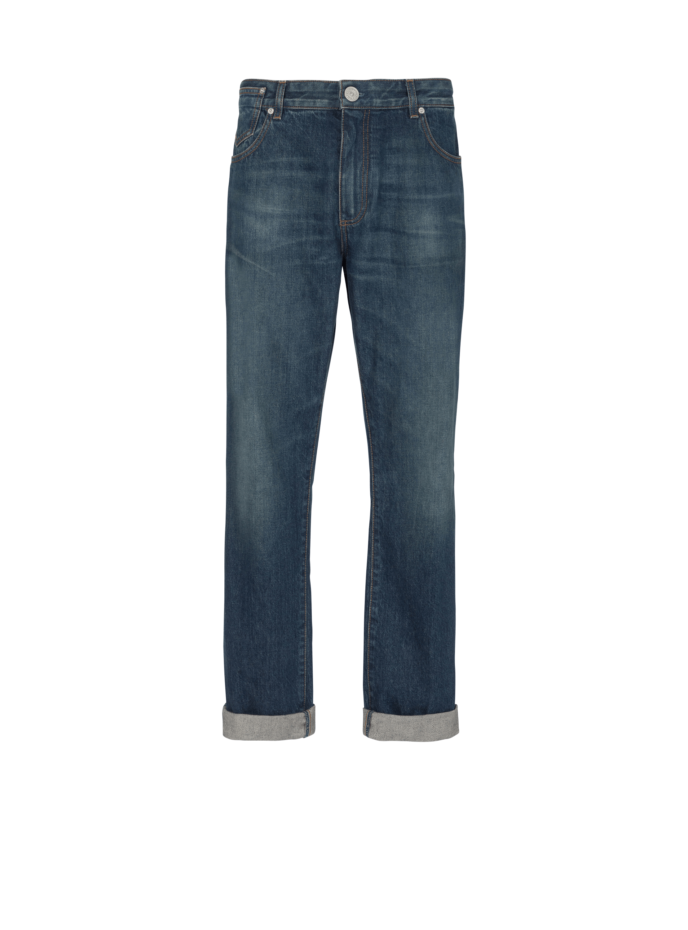 Gerade geschnittene Vintage-Jeans