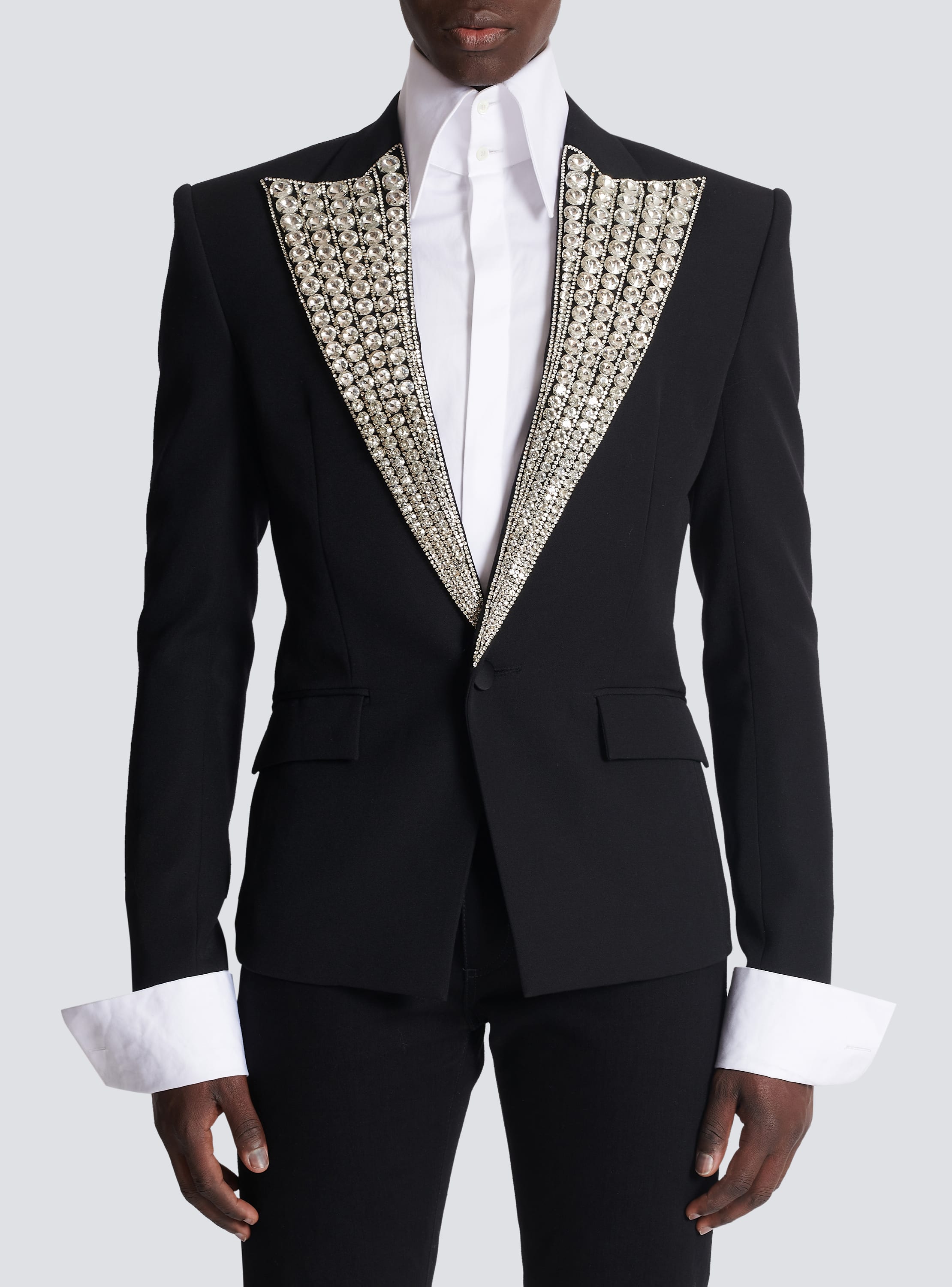 Balmain tuxedo blazer hotsell