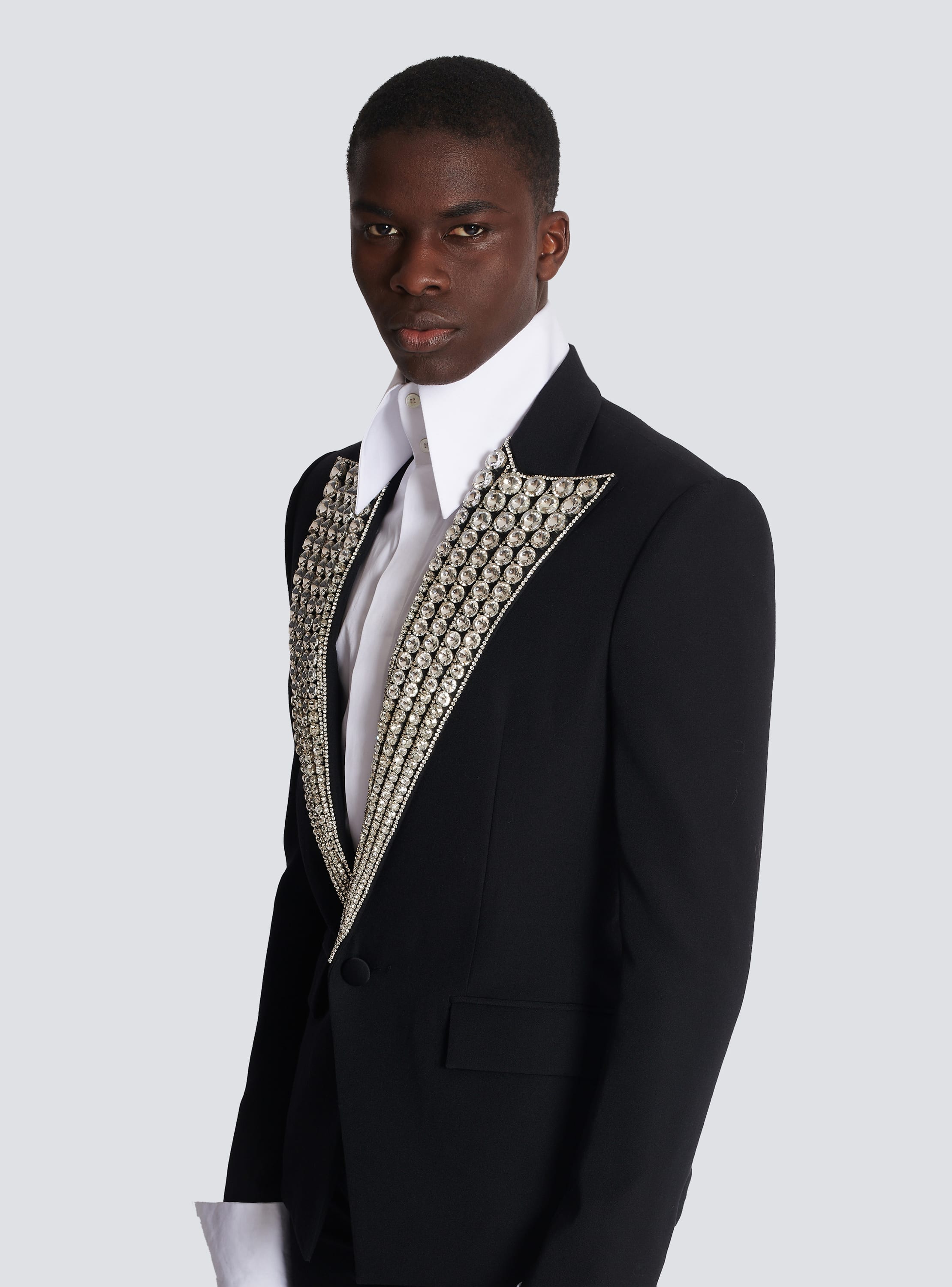 Balmain suit 2024 jacket mens