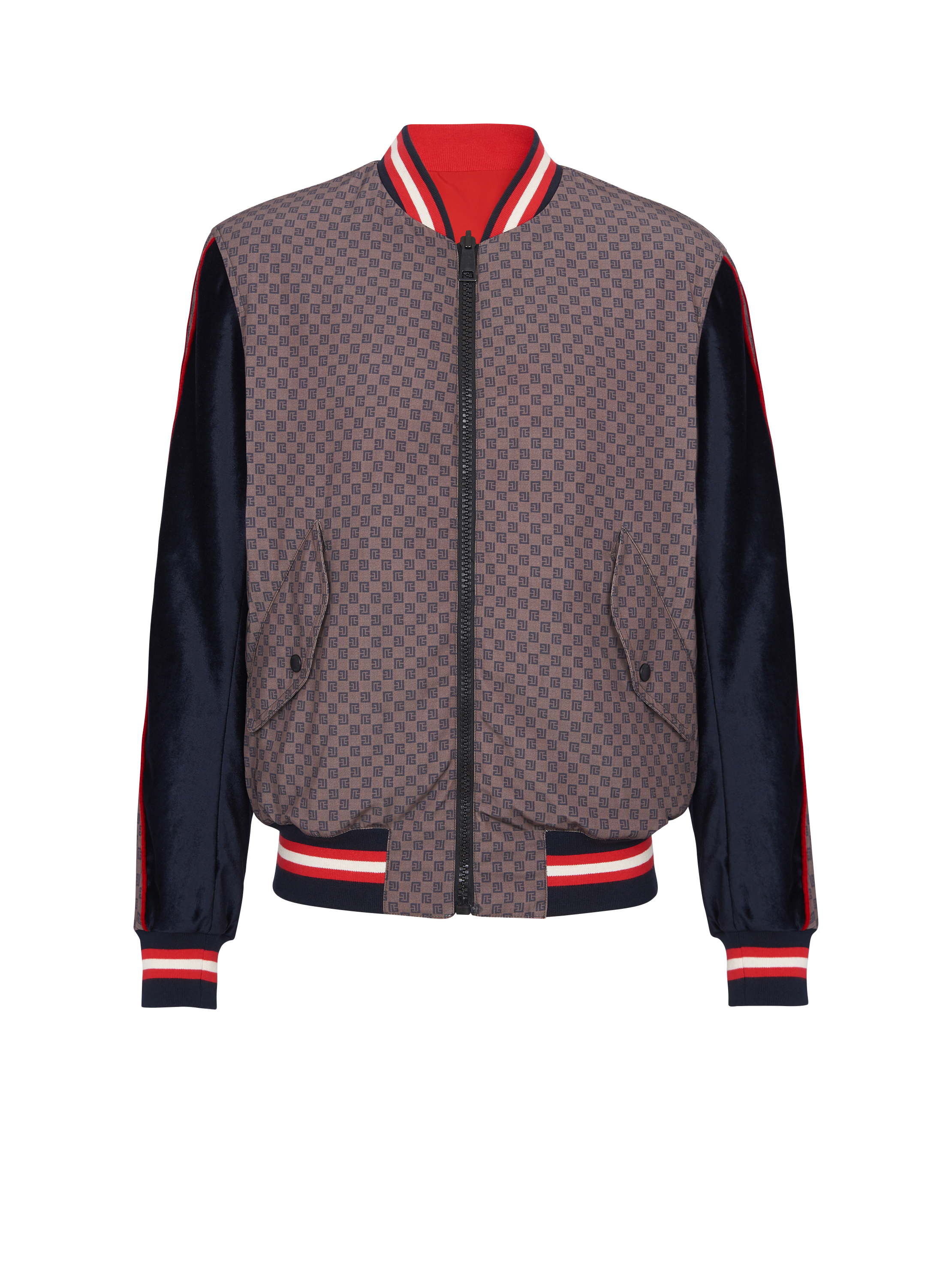 monogram bomber jacket