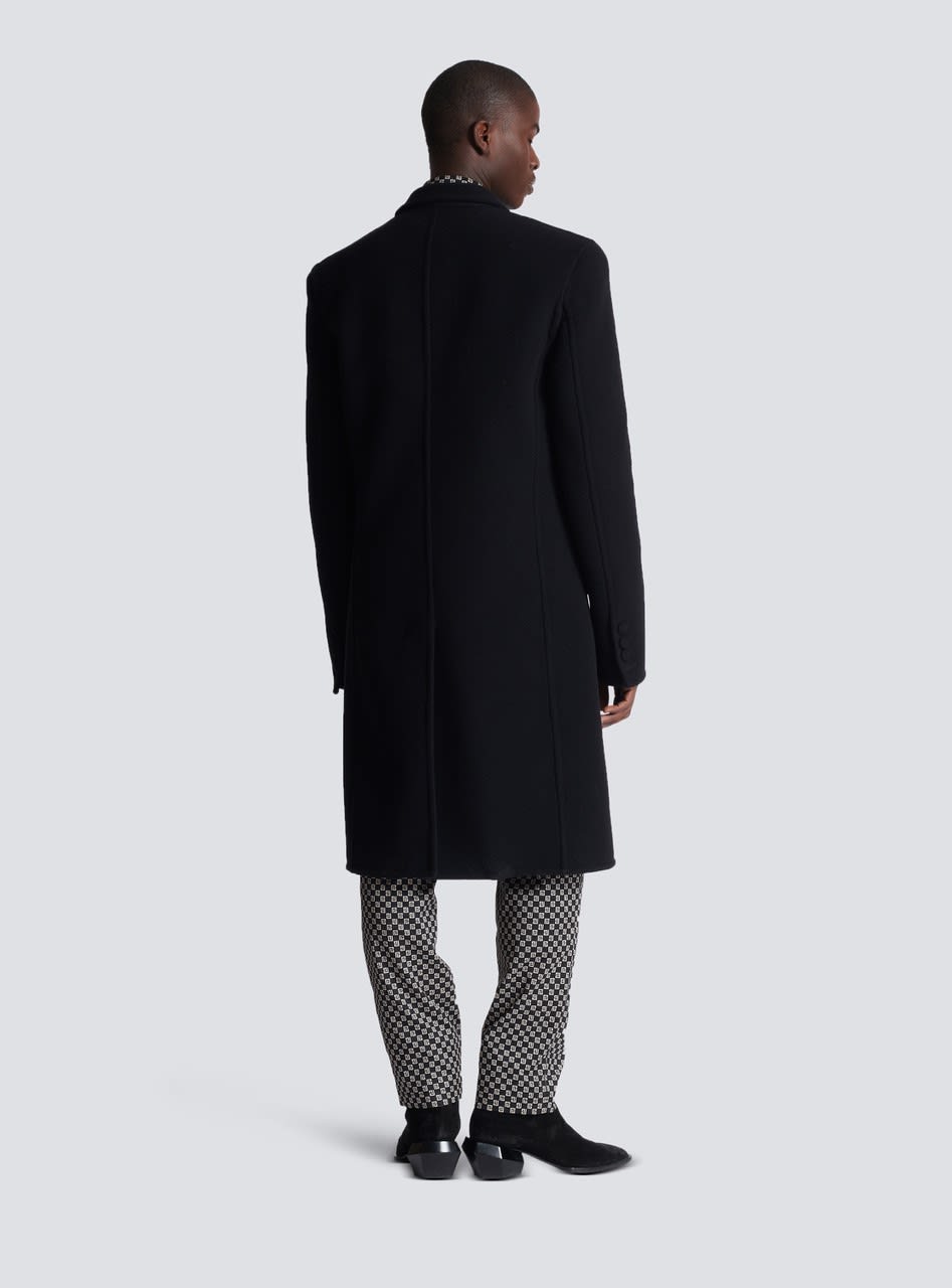 Double face wool and cashmere coat