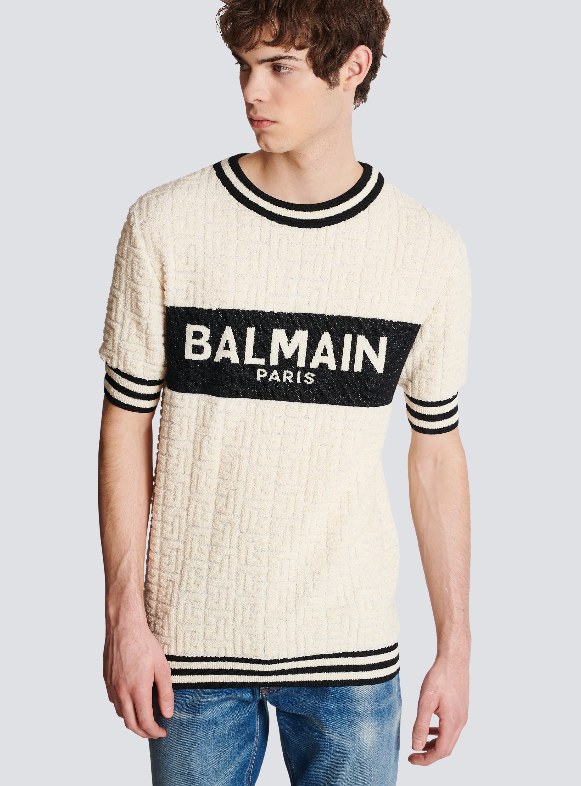 Balmain cotton terry T-shirt