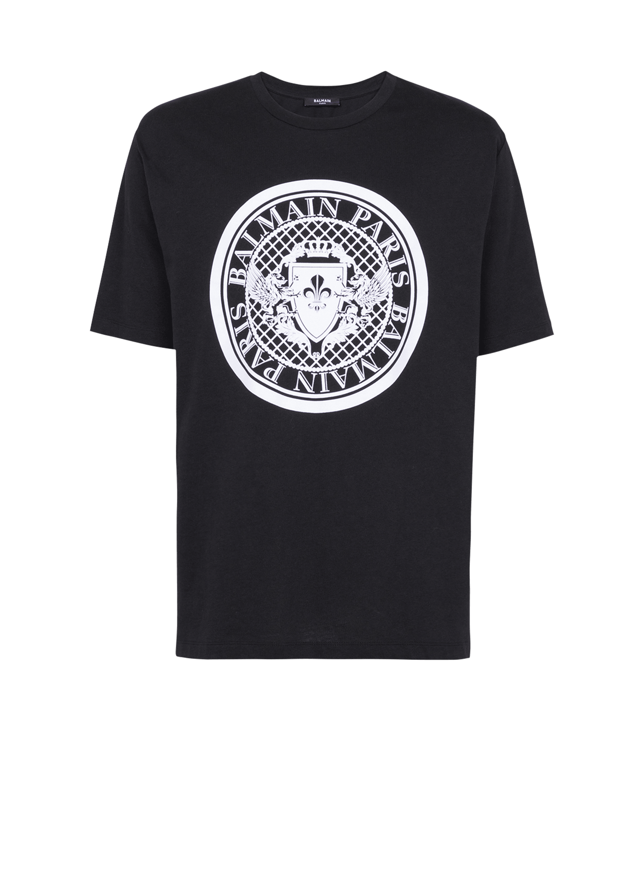 Balmain Coin Tシャツ, 黒, hi-res