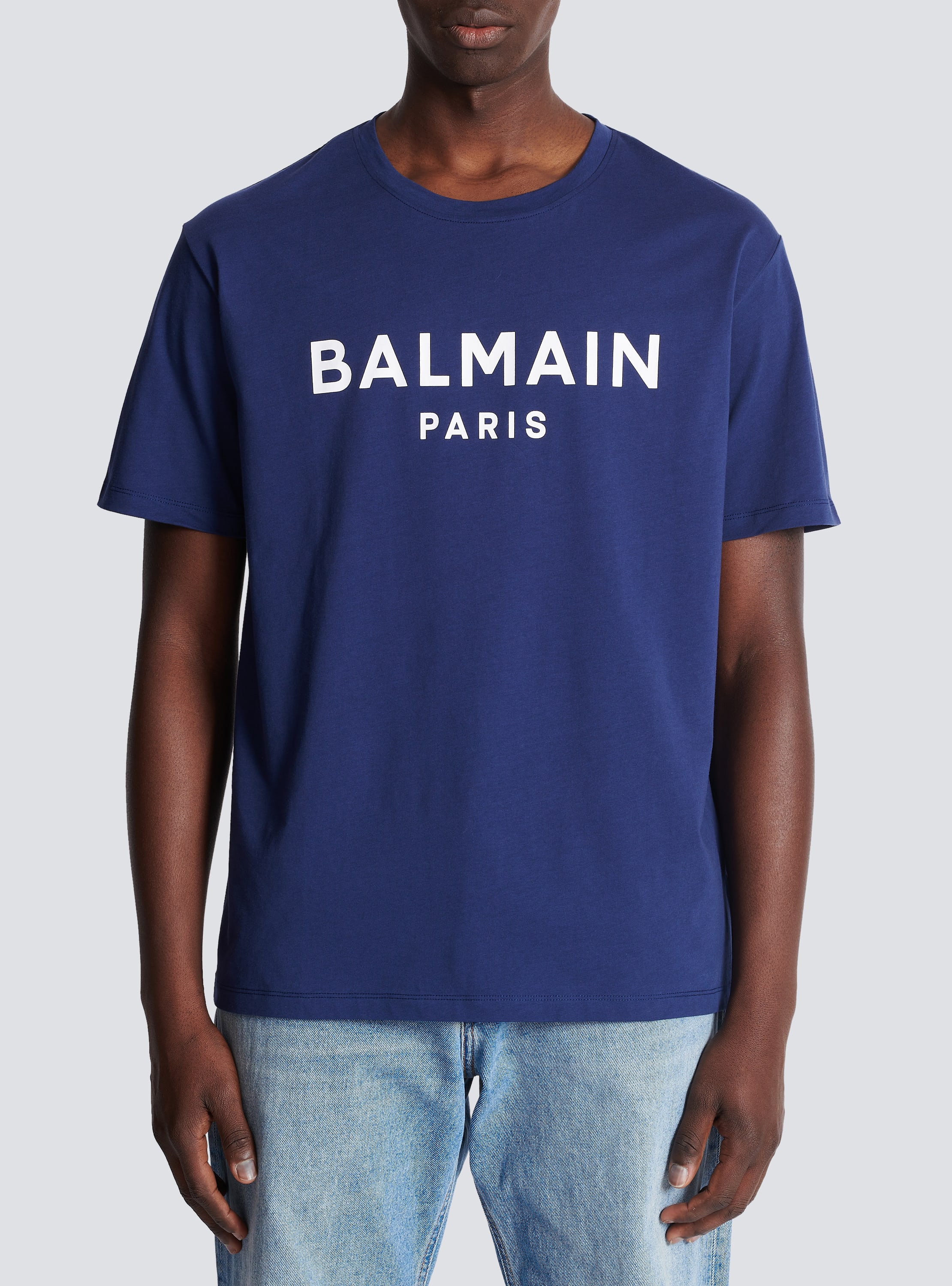 kom sammen Årvågenhed sædvanligt Balmain Paris T-shirt navy - Men | BALMAIN